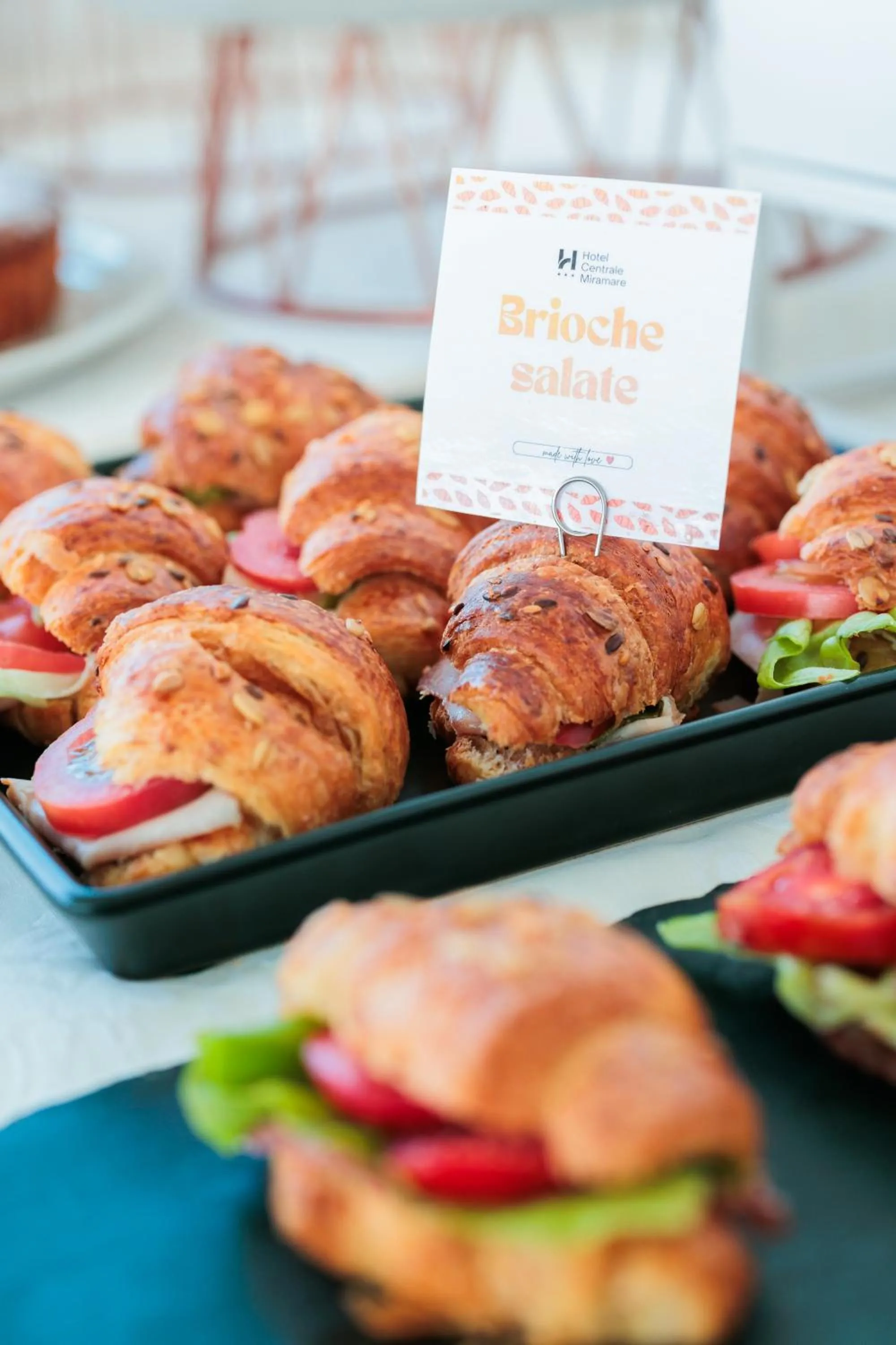 Breakfast in Hotel Centrale Miramare