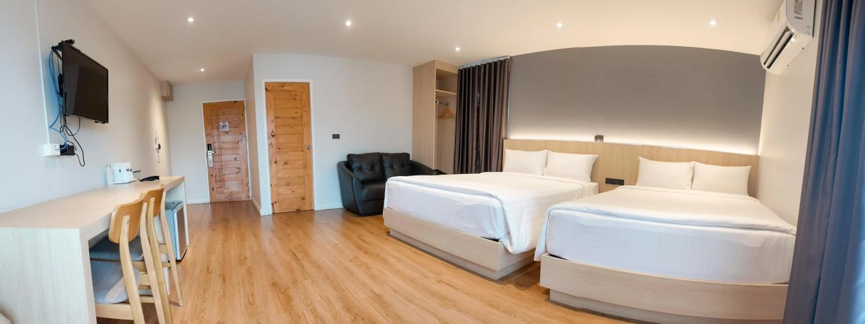 Bed in V1 boutique hotel