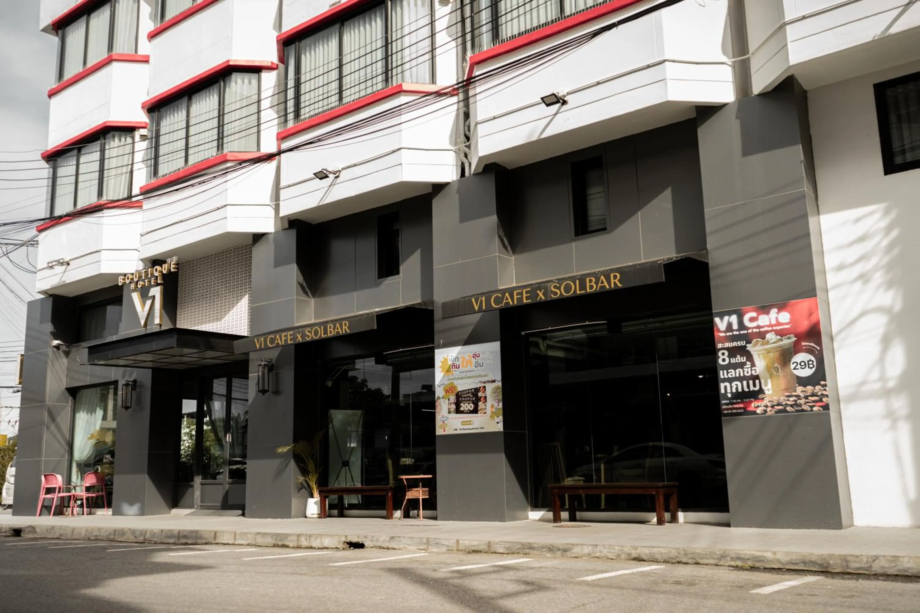 Property building in V1 boutique hotel