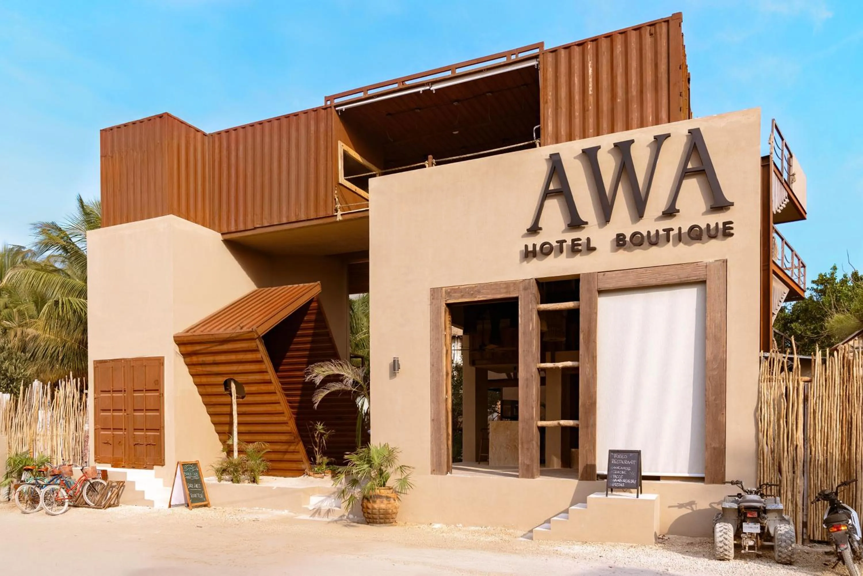 Facade/entrance in AWA Holbox Hotel Boutique - Beach Front