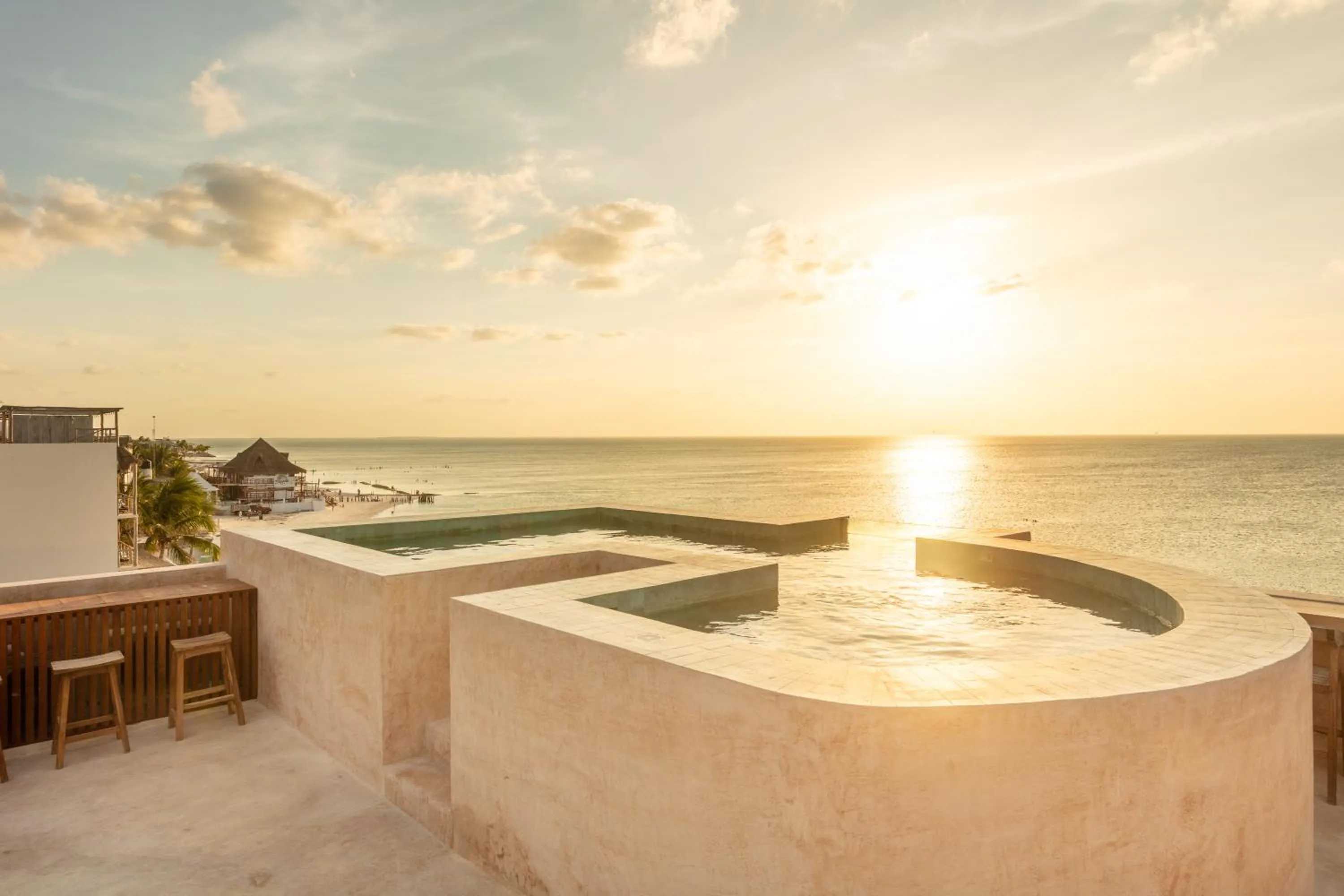 Swimming pool in AWA Holbox Hotel Boutique - Beach Front