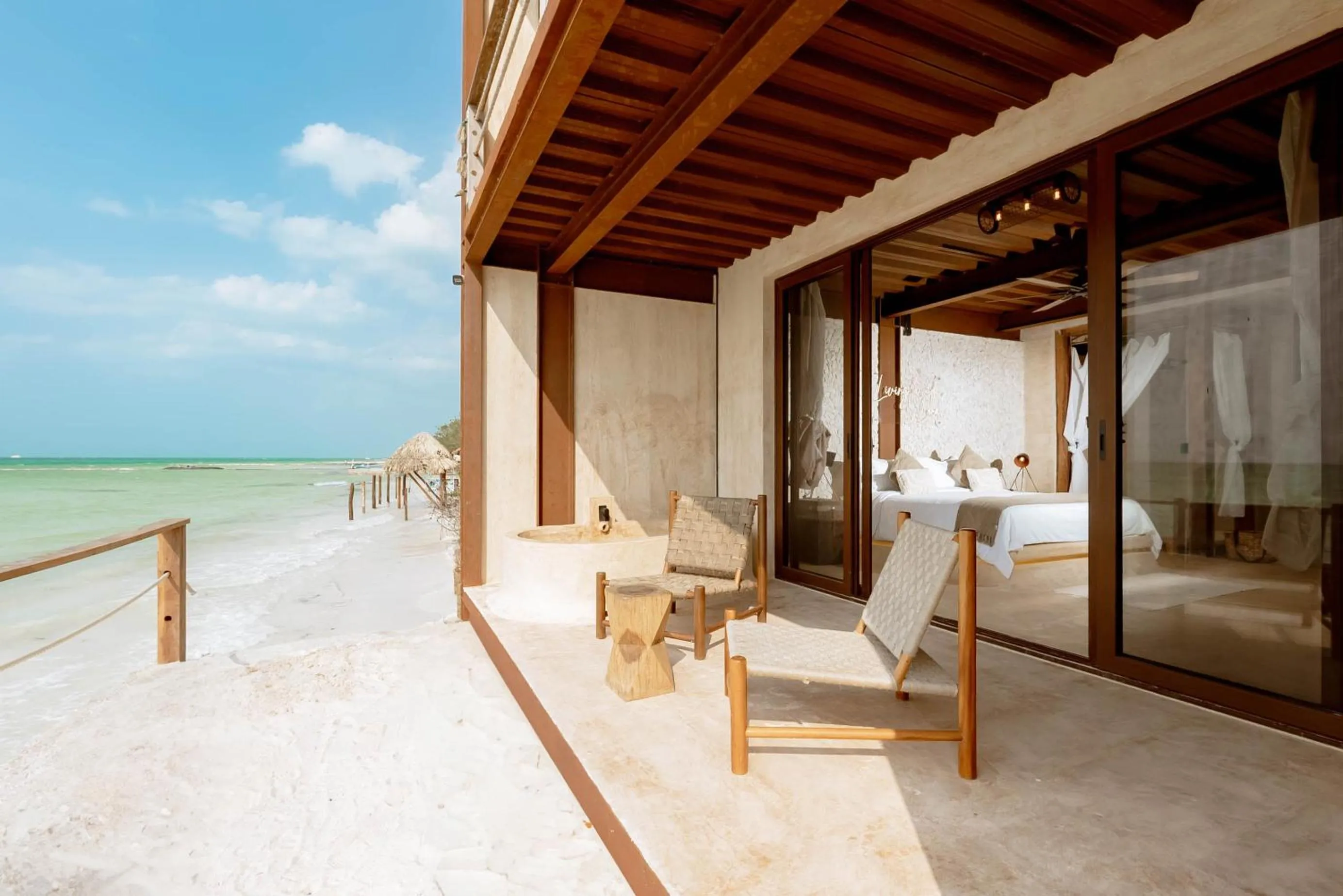 Balcony/Terrace in AWA Holbox Hotel Boutique - Beach Front