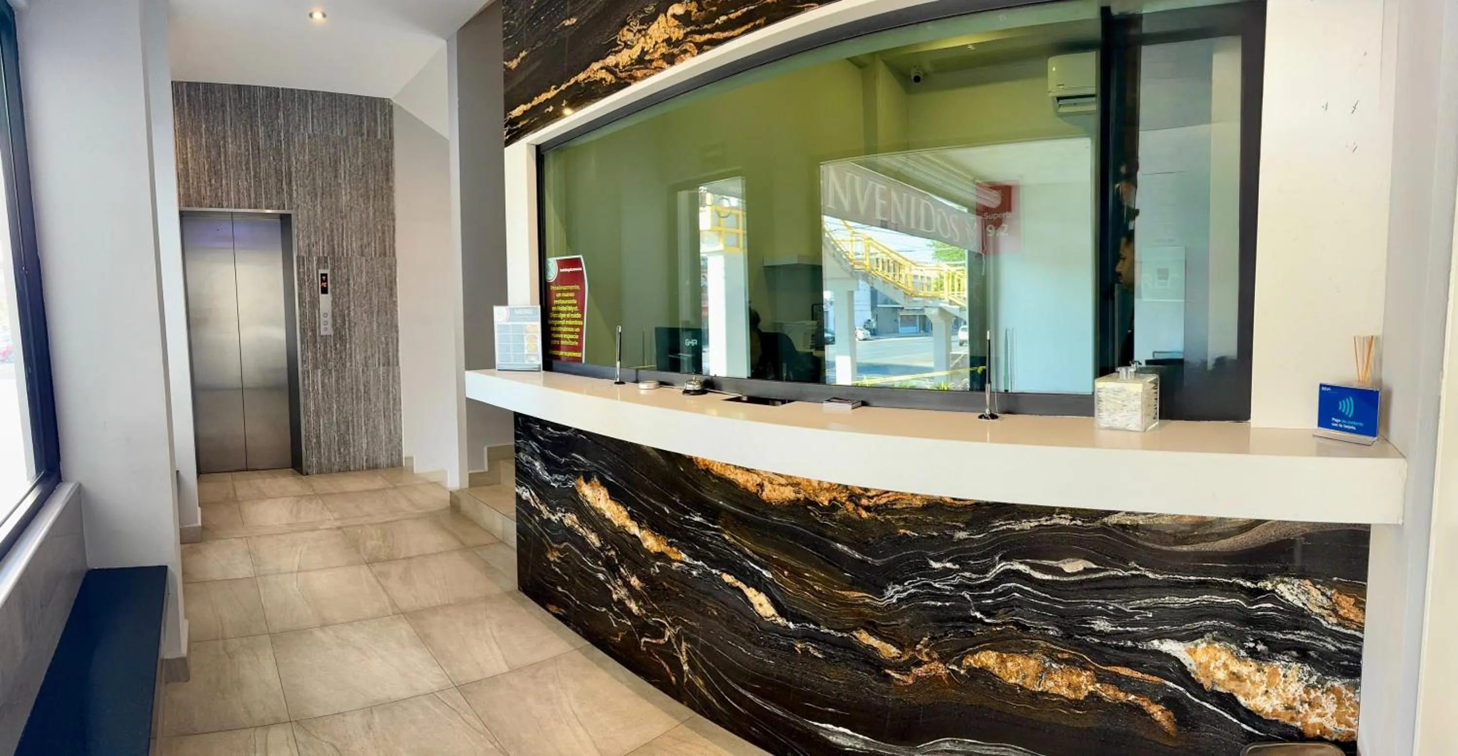 Property building in Hotel Myst.