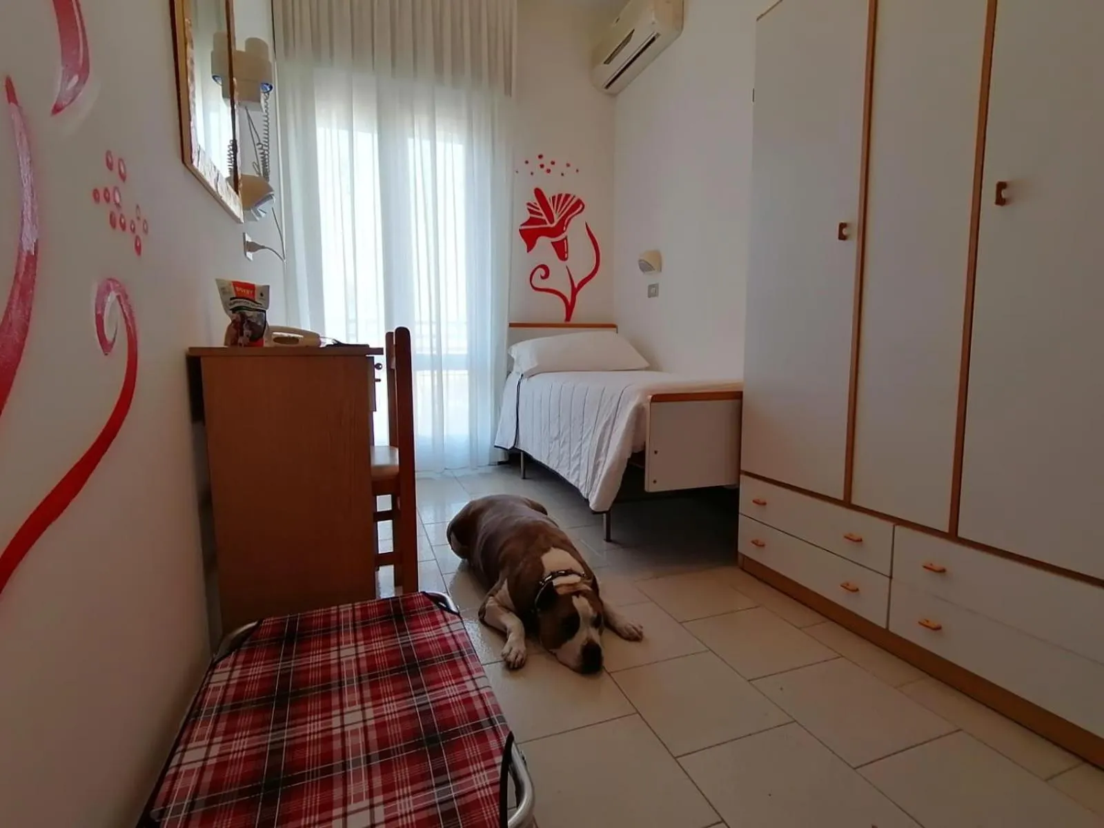 Bed in Kristalex Pet Family Hotel