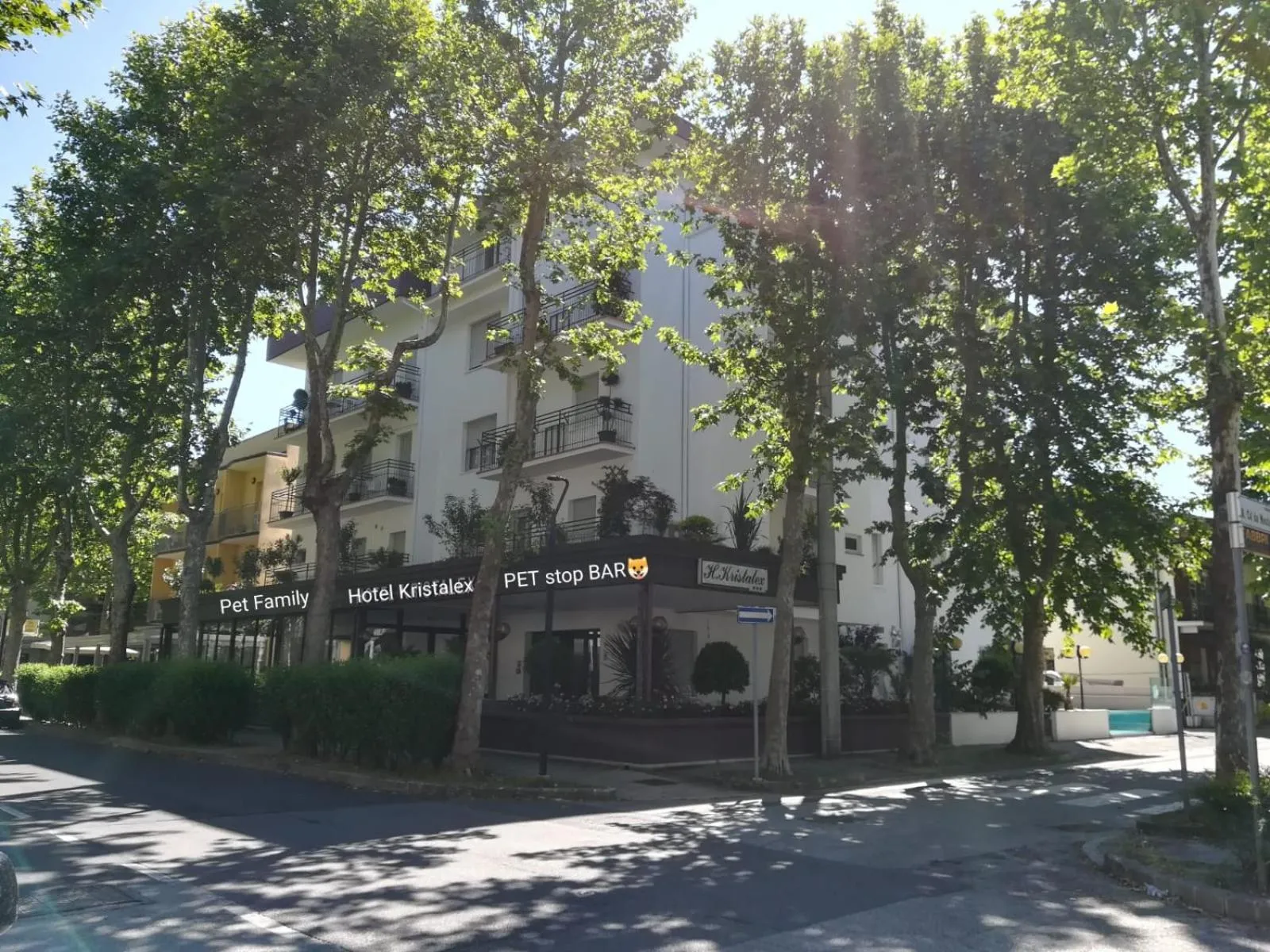 Property building in Kristalex Pet Family Hotel