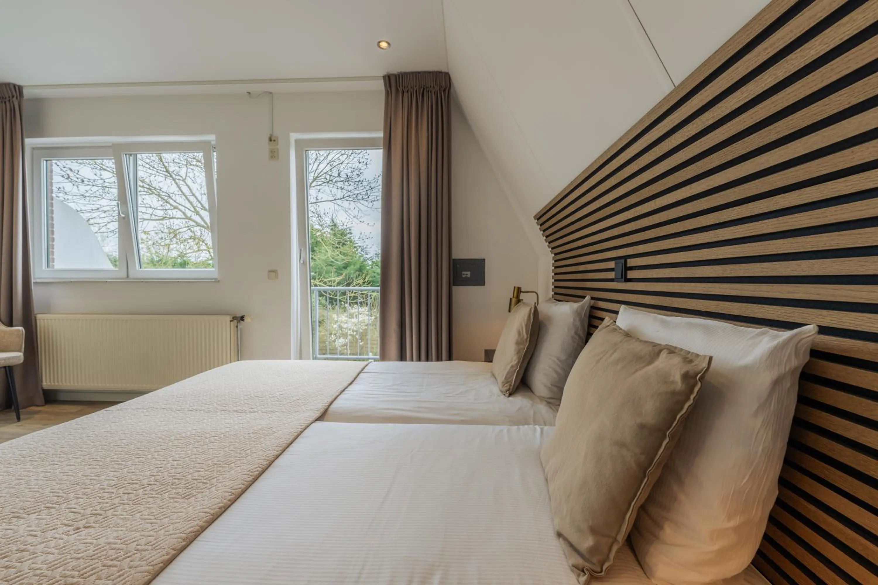 Bed in Hotel Randduin