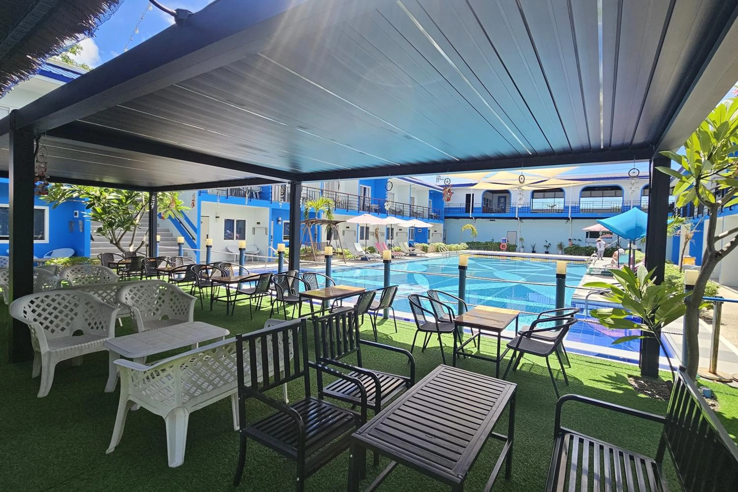 Patio in Casa Blu Hotel & Resort