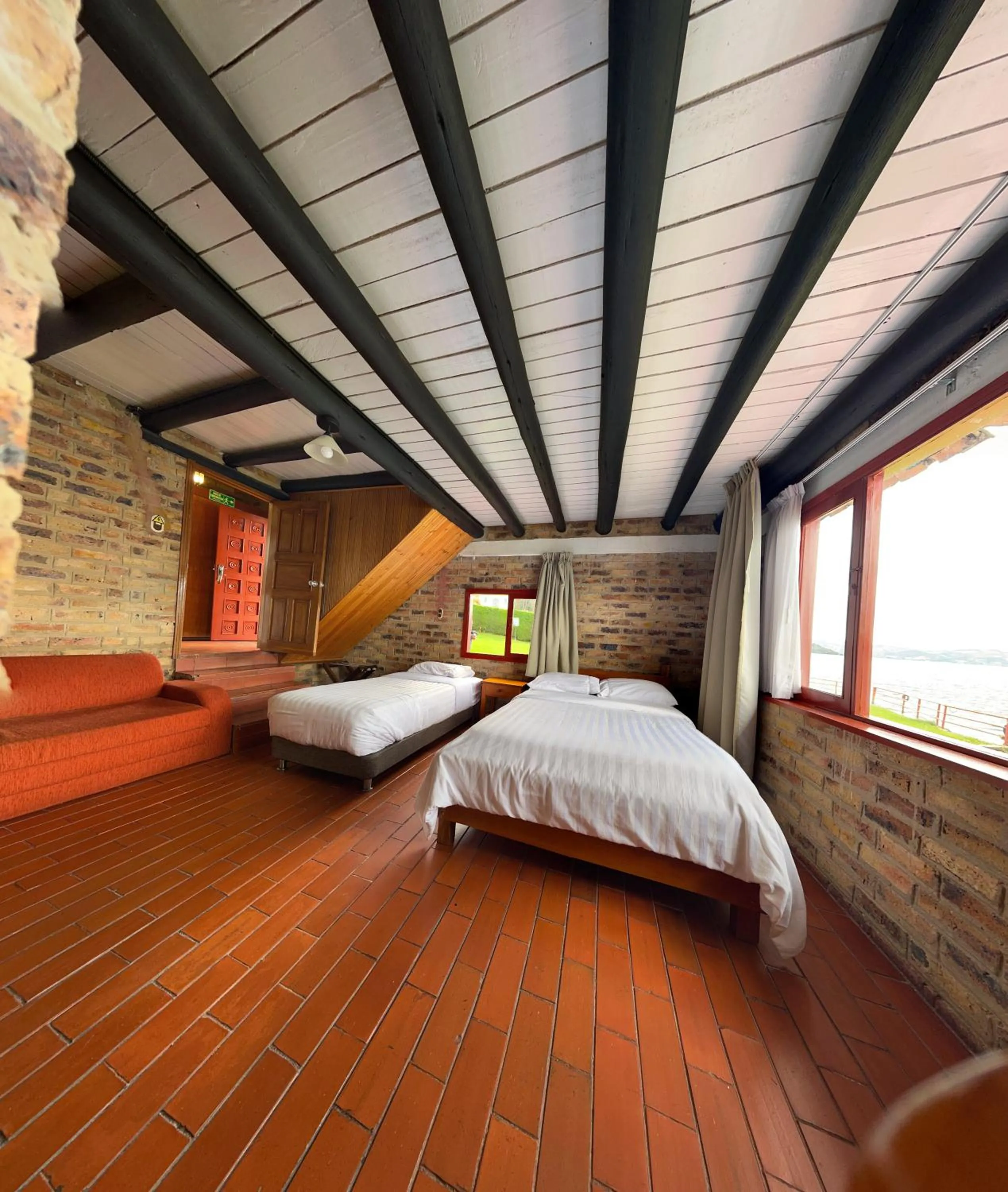 Bed in Hotel Refugio Santa Ines