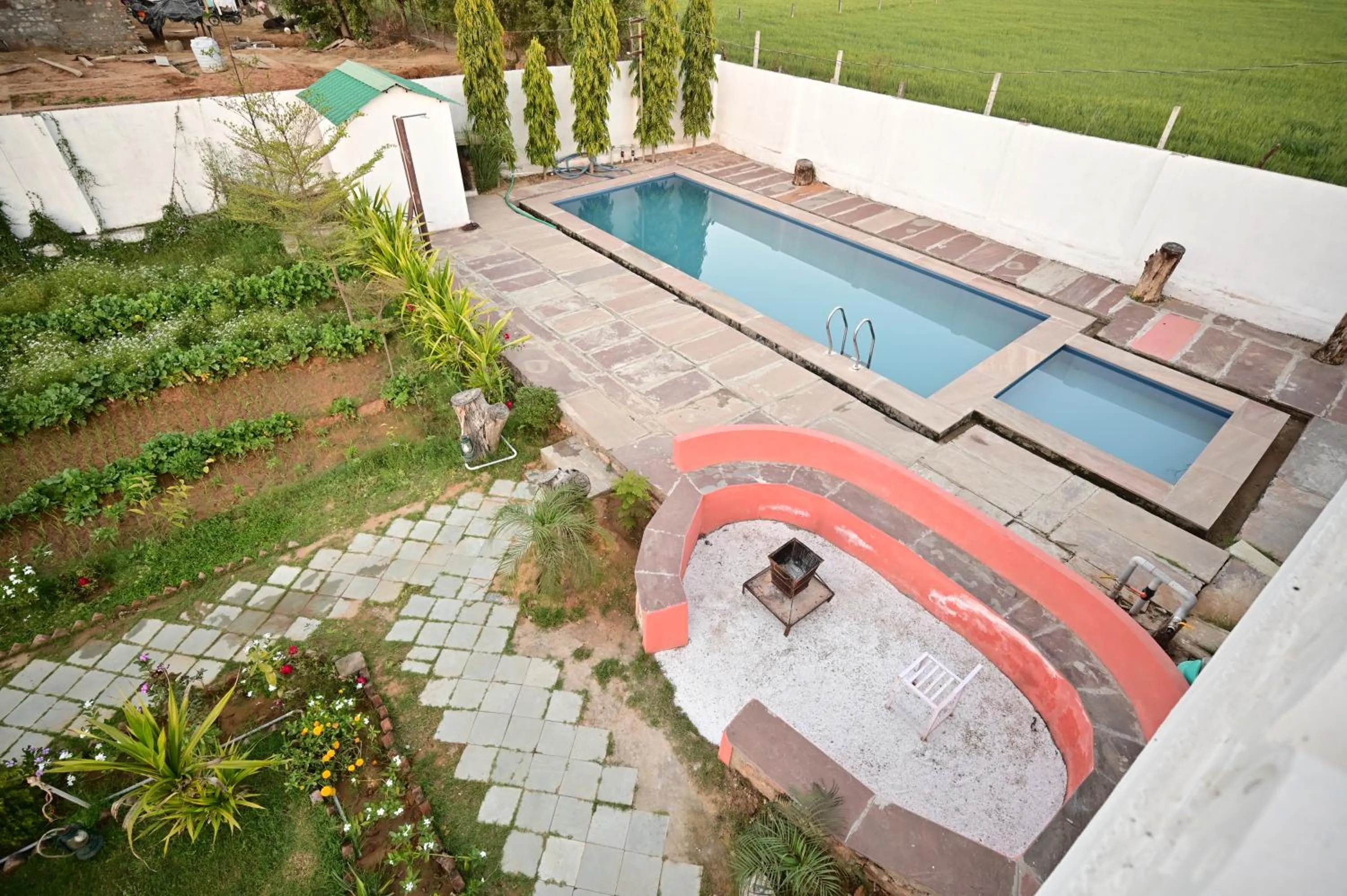 Pool view in Hem Vilas