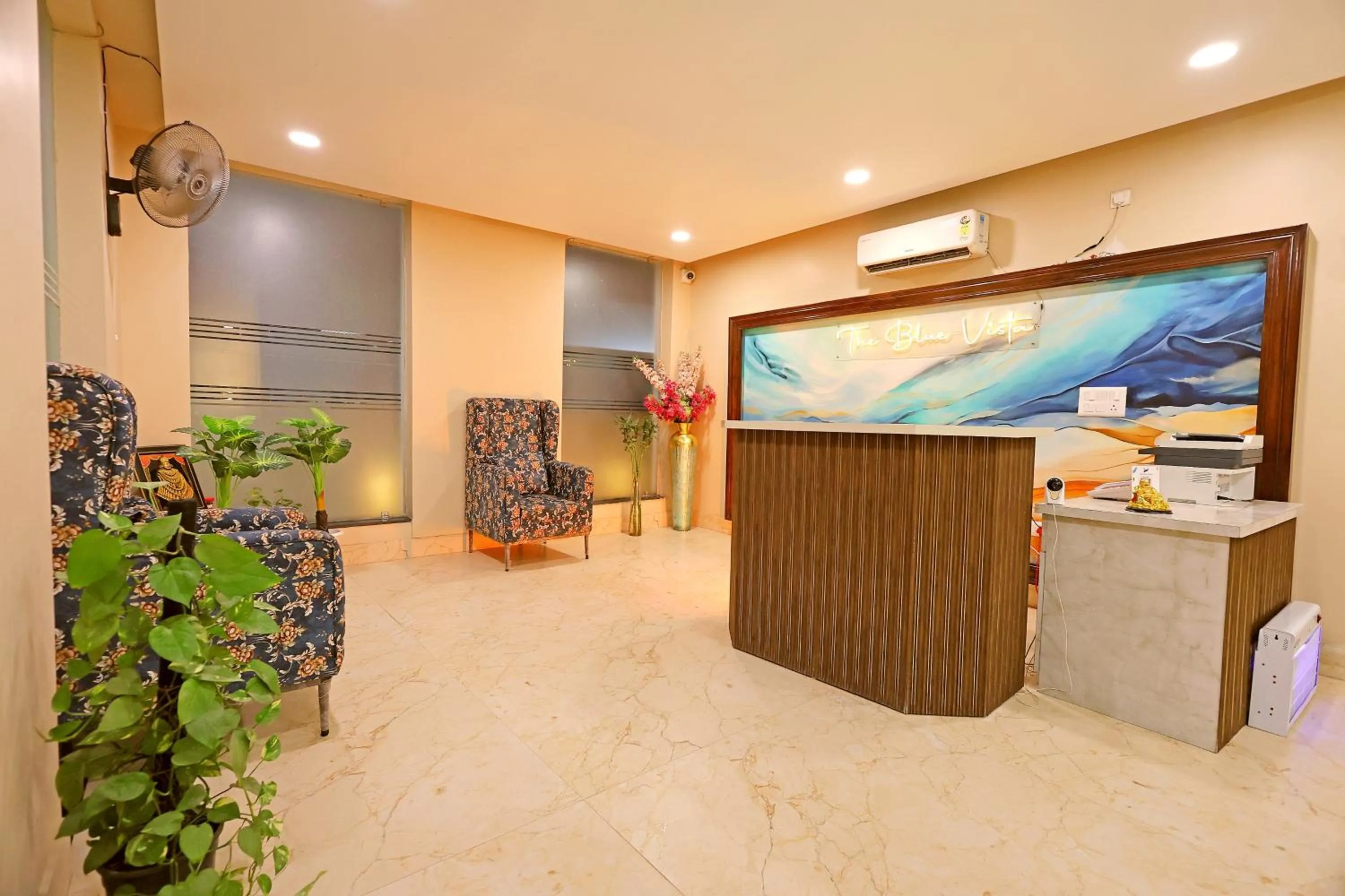 Lobby or reception in The Blue Vista