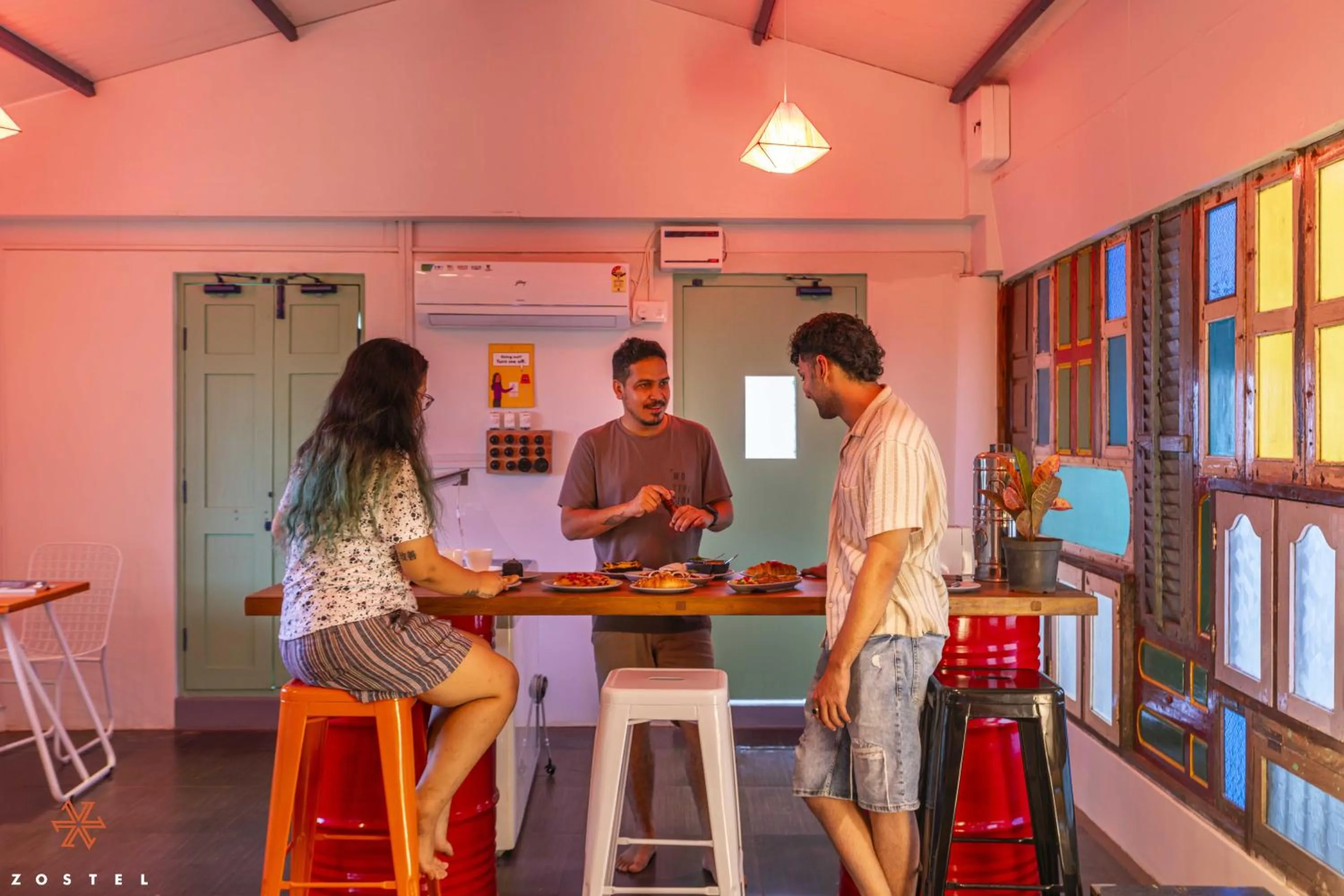 Restaurant/places to eat in Zostel Pondicherry, Auroville Road