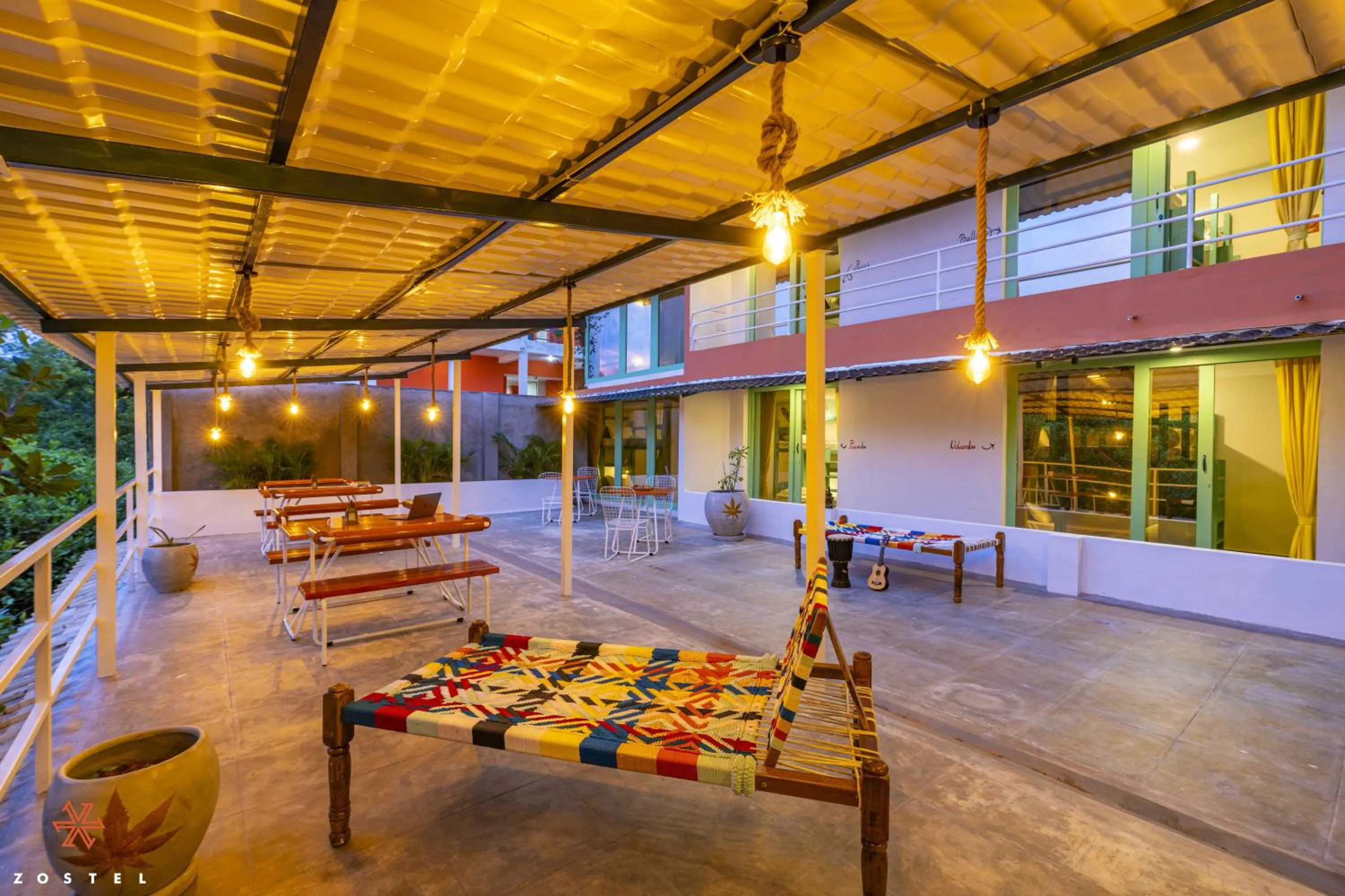 Balcony/Terrace in Zostel Pondicherry, Auroville Road