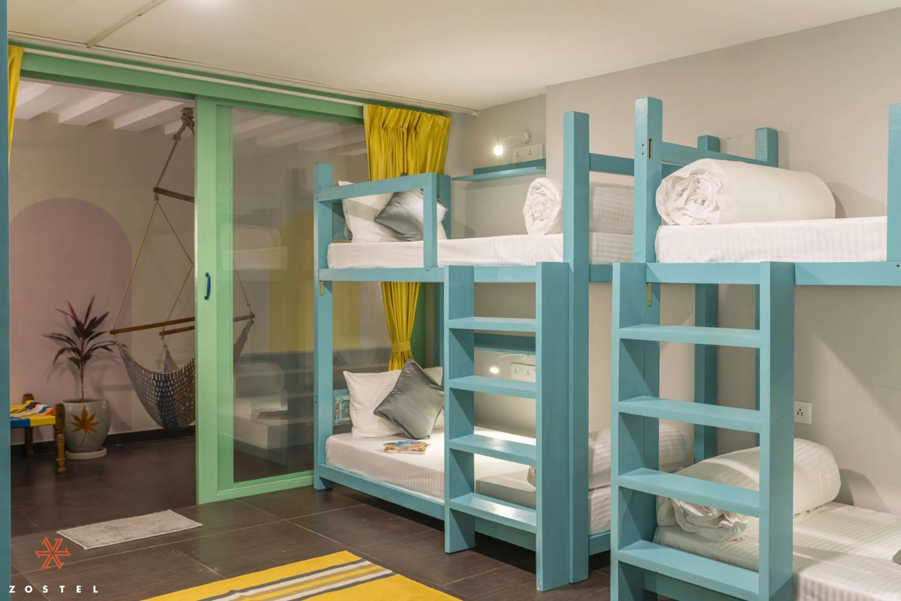 Photo of the whole room, Bed in Zostel Pondicherry, Auroville Road