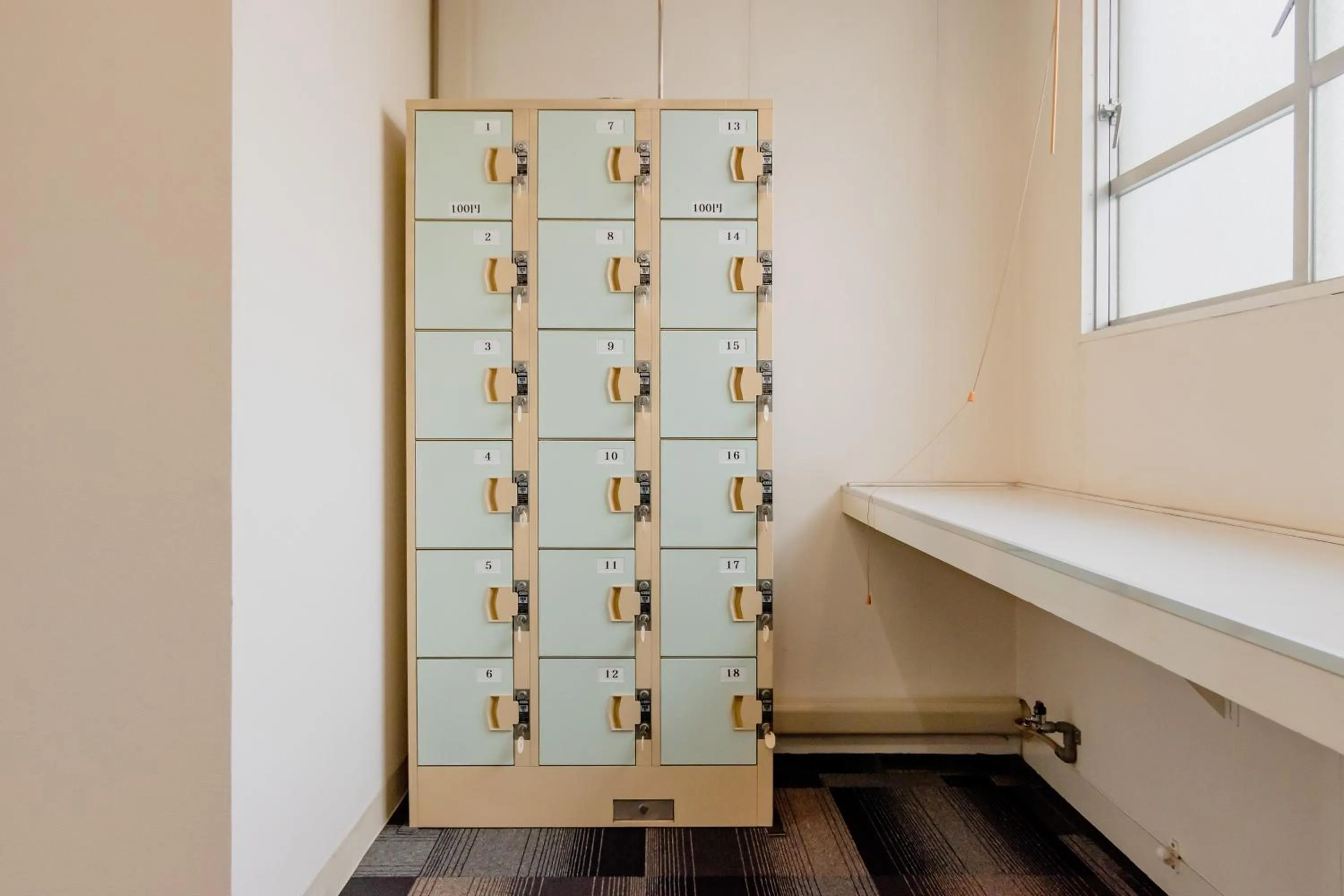 microwave in Fukuoka Share Hotel