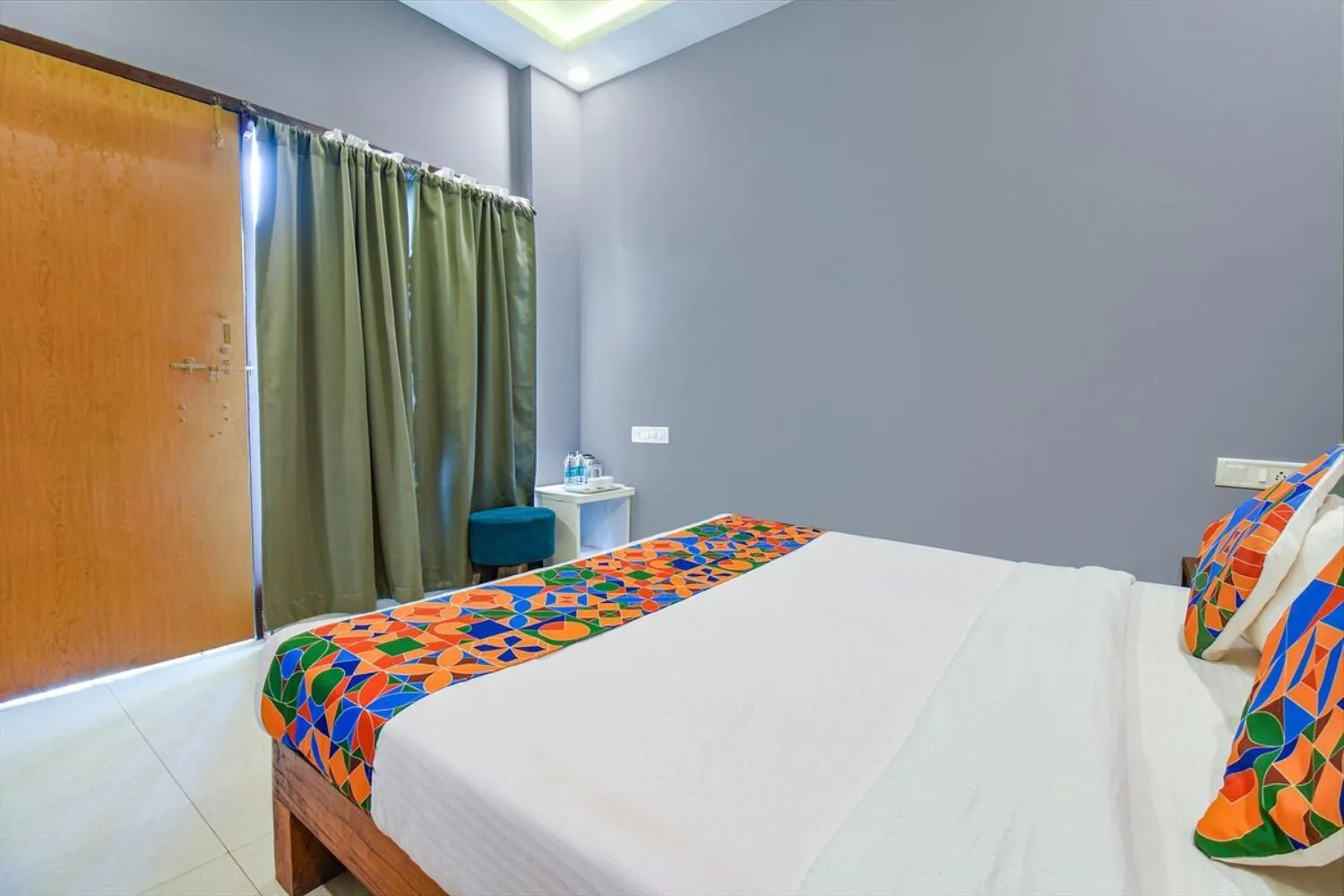 Bed in YogiTree Beach Resort & Cafe - 100m from Morjim Beach