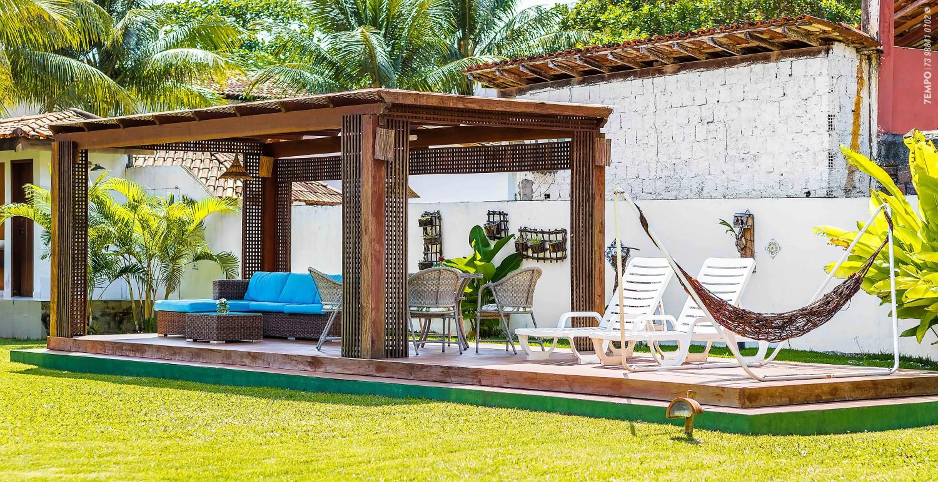 Balcony/Terrace in Pousada Galeão Santa Anna