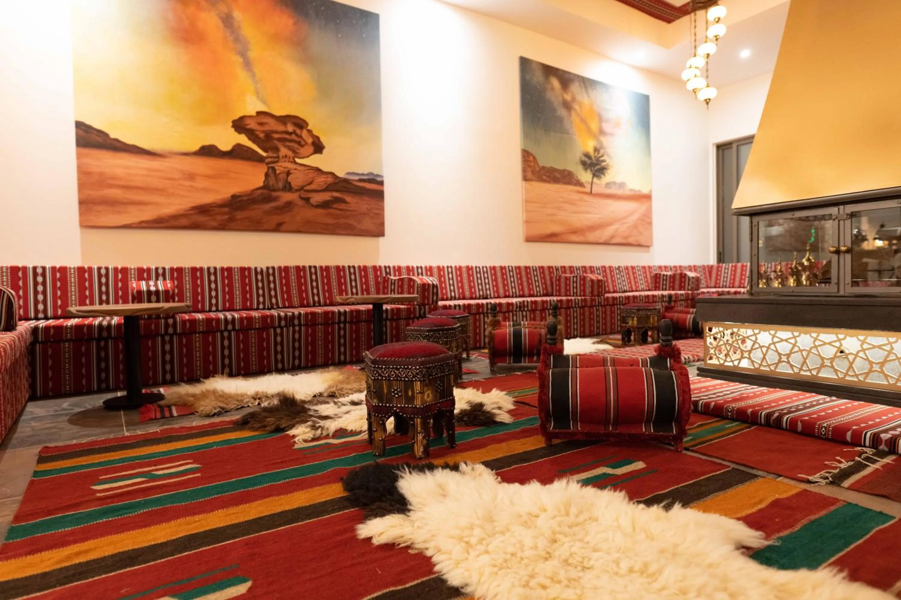 Communal lounge/ TV room in Valley Resort