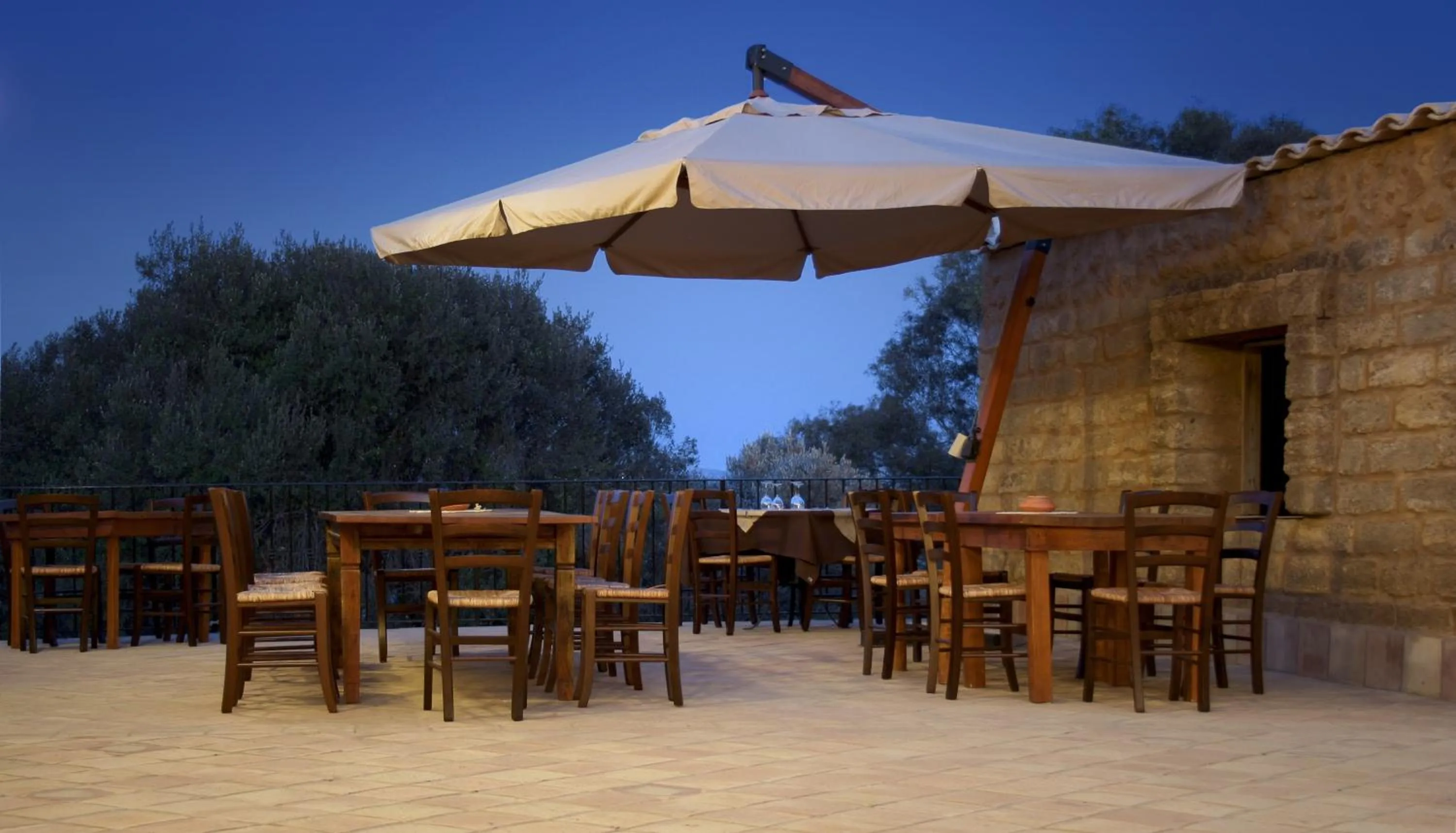 Patio in Agriturismo Passo dei Briganti