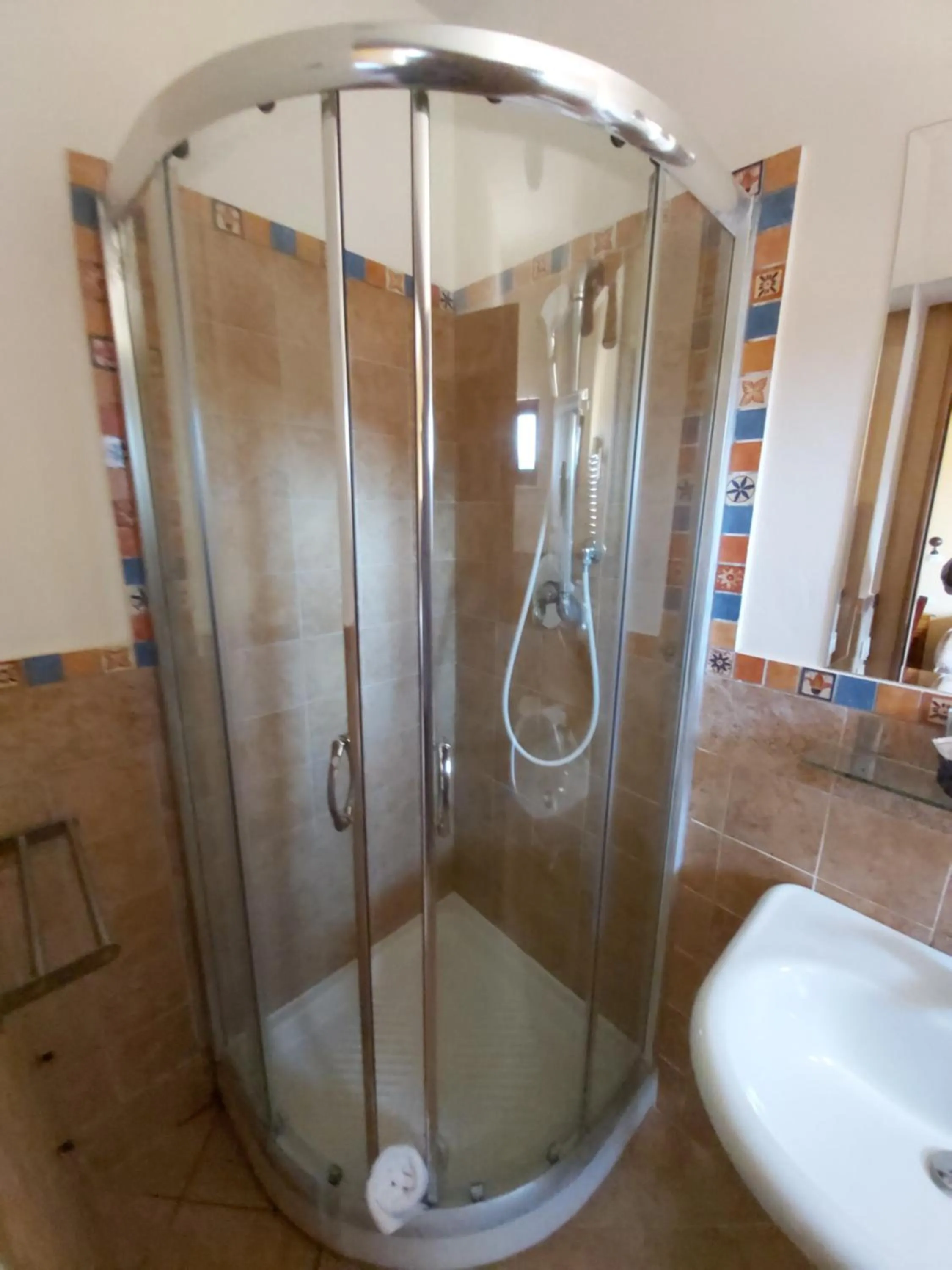 Shower in Agriturismo Passo dei Briganti