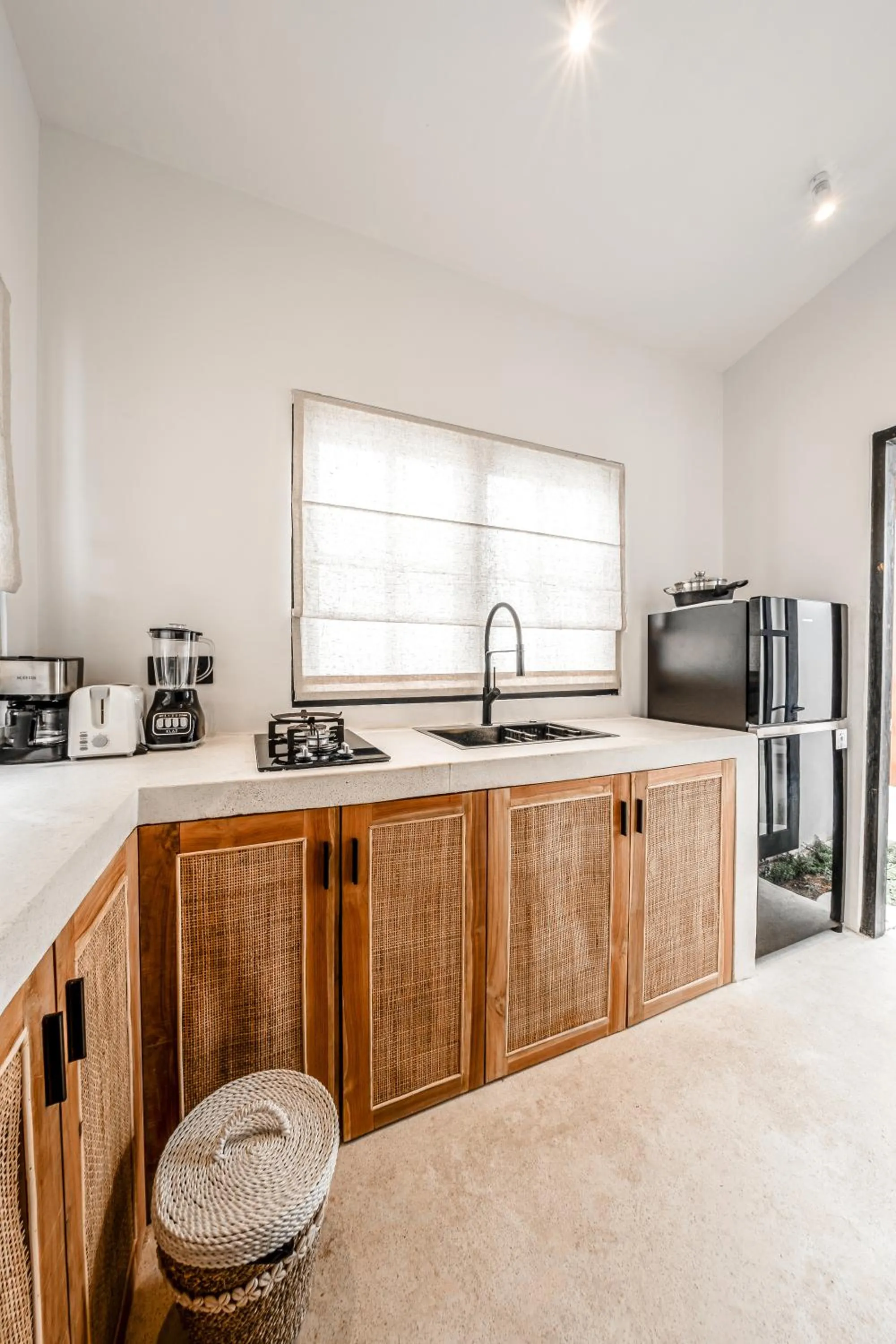 Coffee/tea facilities in Sarang Apartments by EVDEkimi - Rice field escape with Yoga lounge, Lush garden - Long stay extras