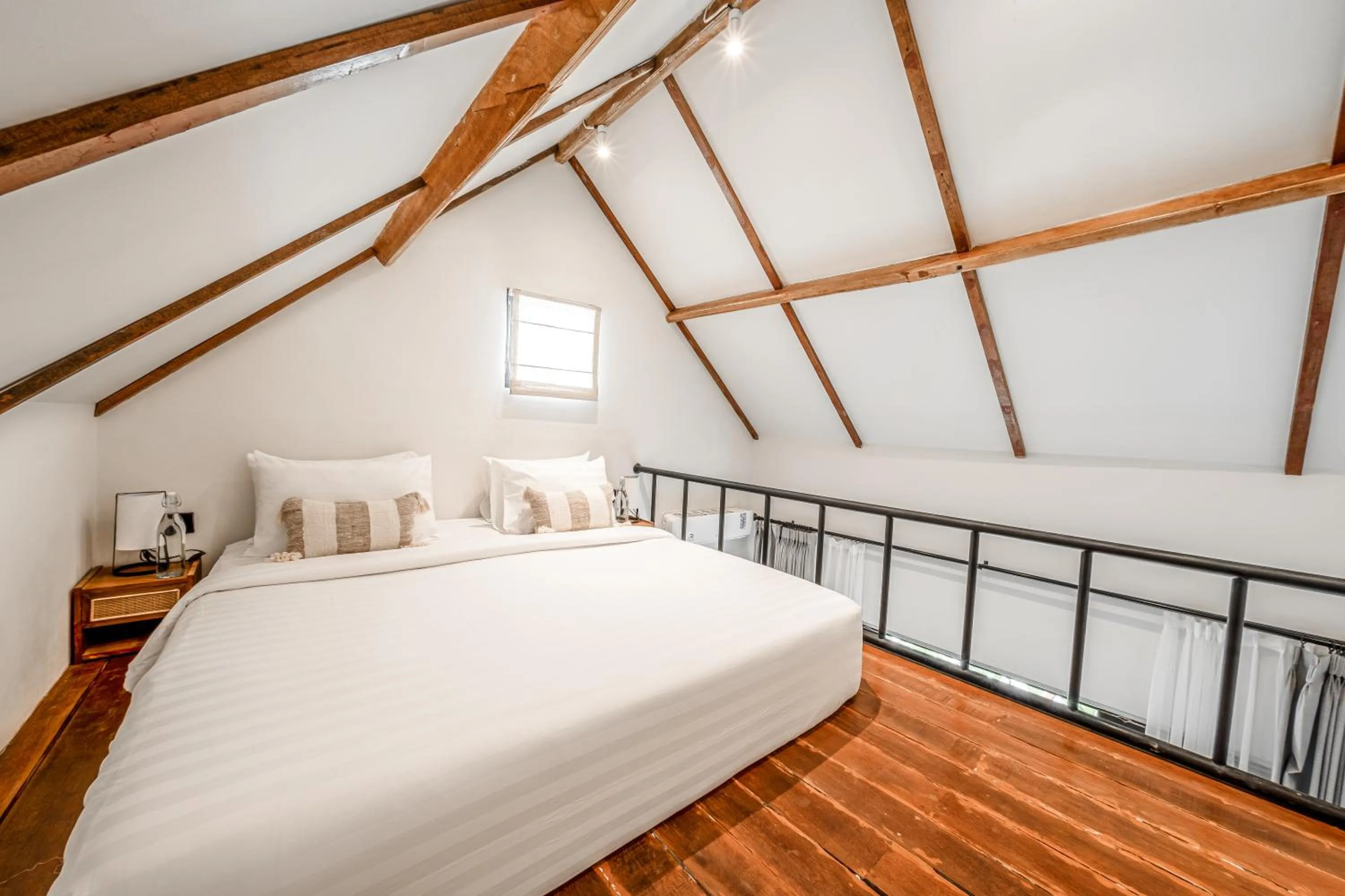 Bed in Sarang Apartments by EVDEkimi - Rice field escape with Yoga lounge, Lush garden - Long stay extras