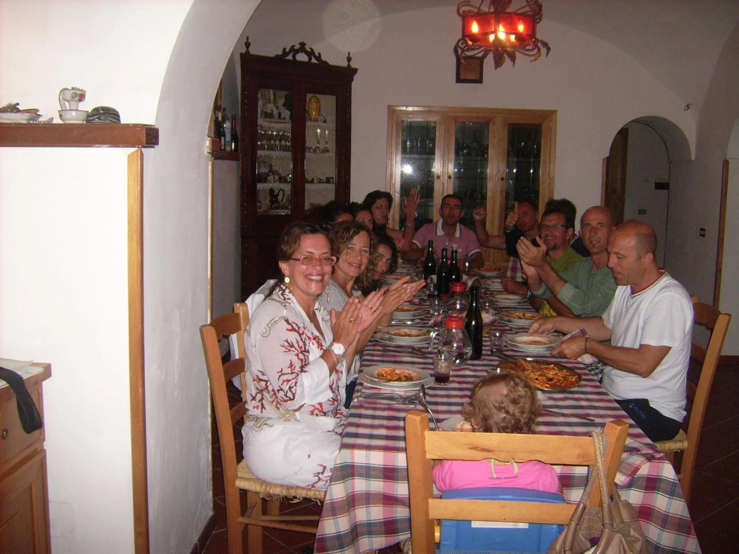 group of guests in Agriturismo Mare e Monti