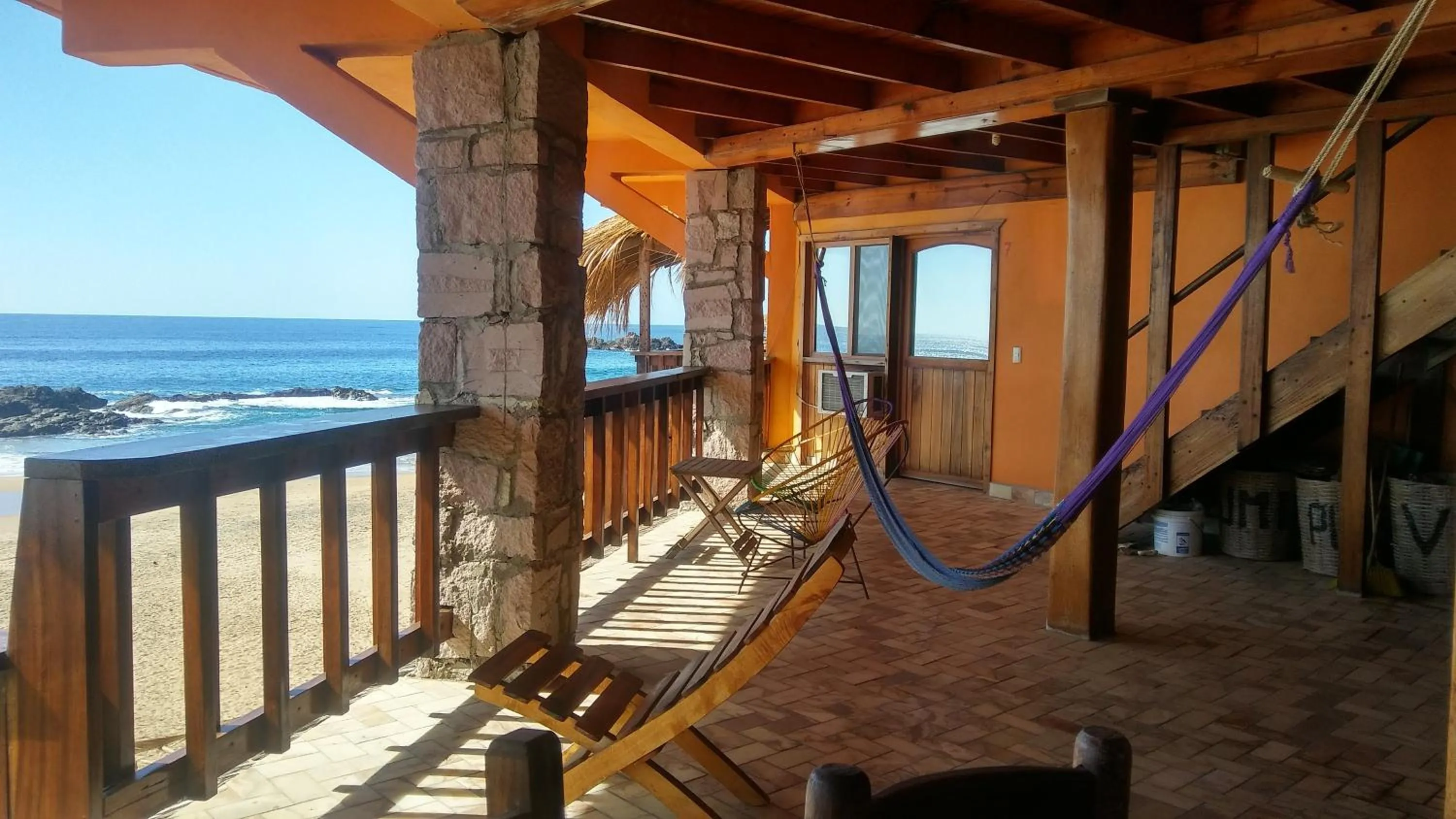 Balcony/Terrace in Hotel Paraíso del Pescador by Rotamundos