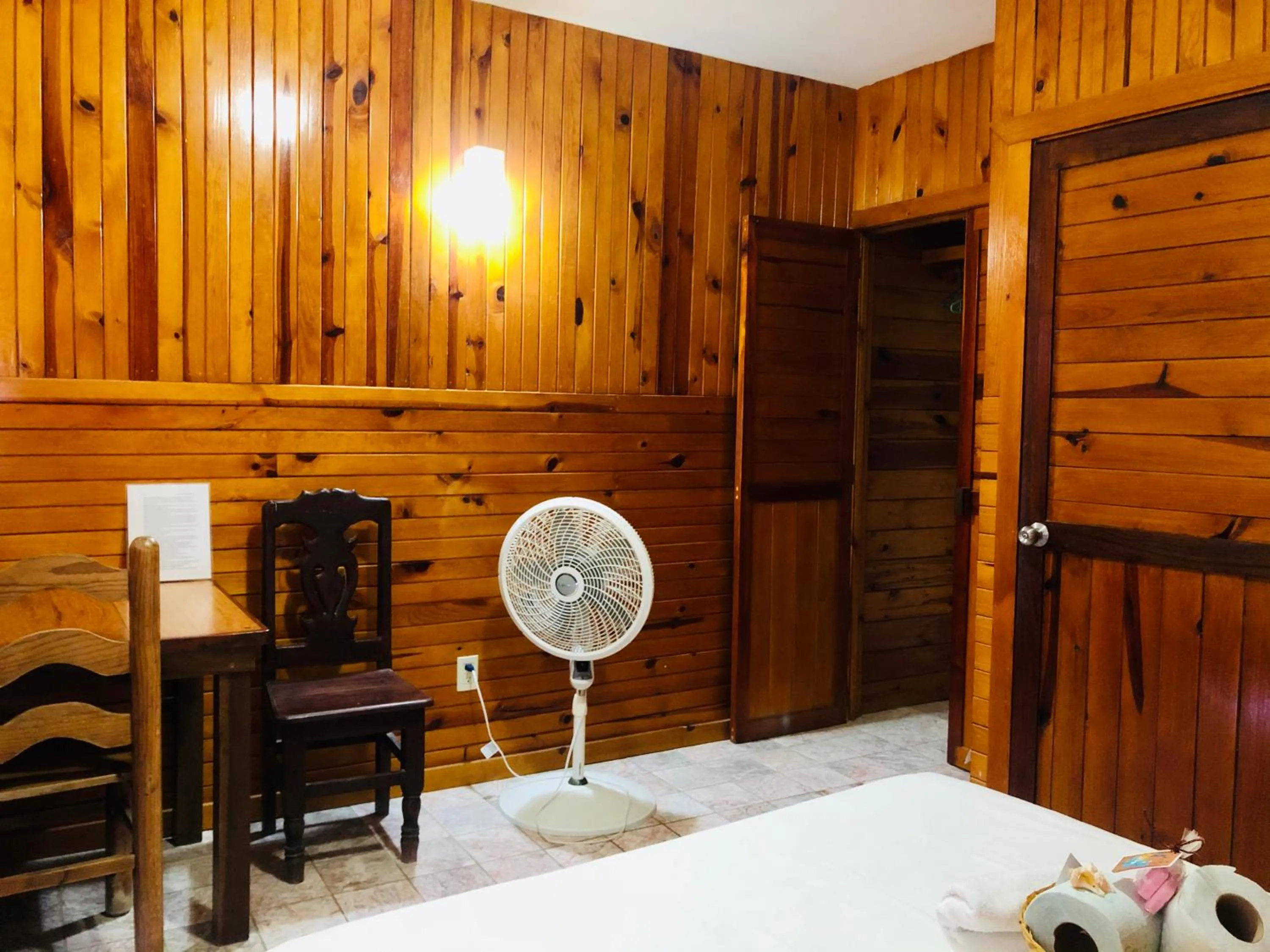 fireplace in Hotel Paraíso del Pescador by Rotamundos