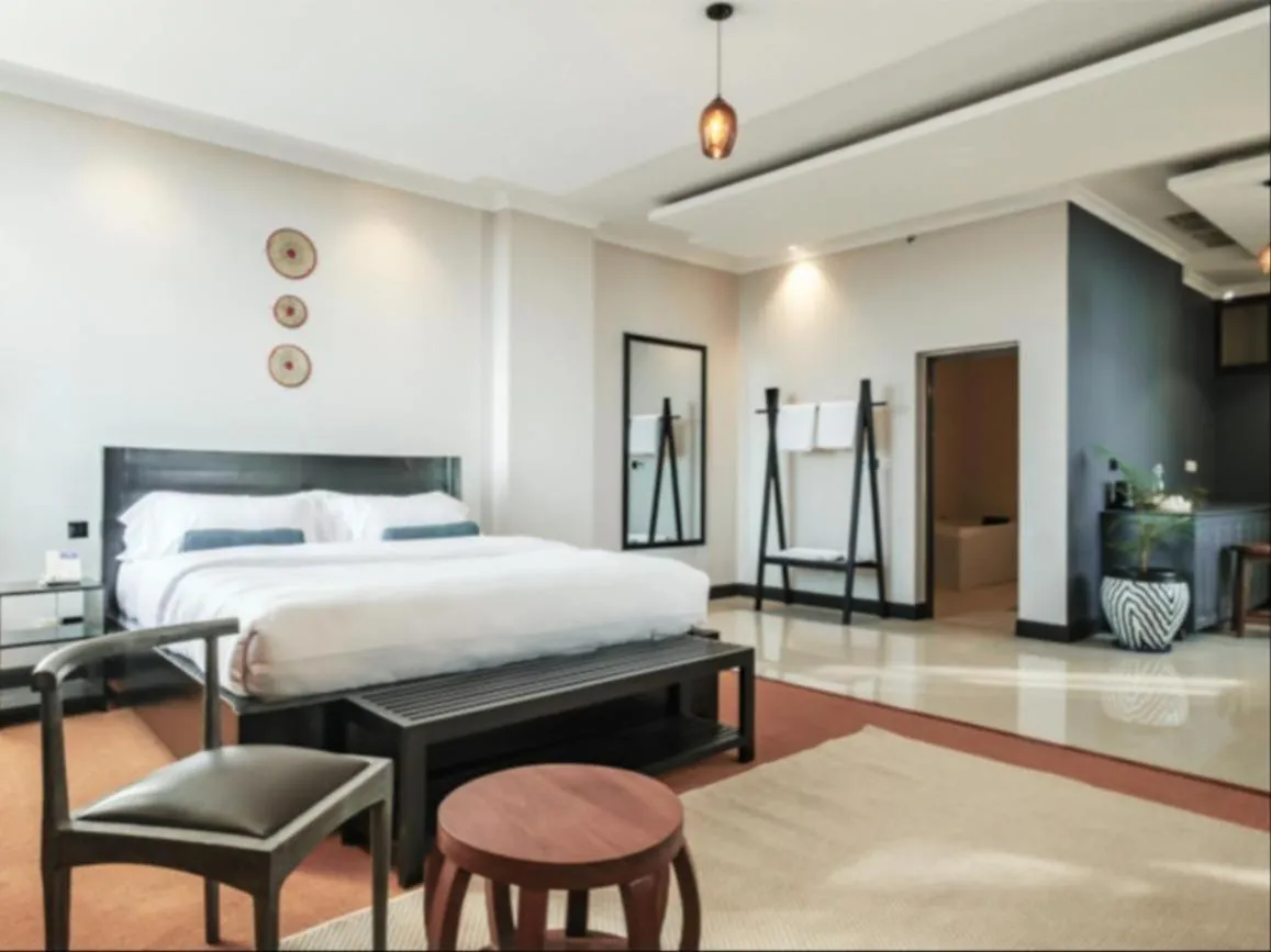 Bed in Sanna Boutique Hotel