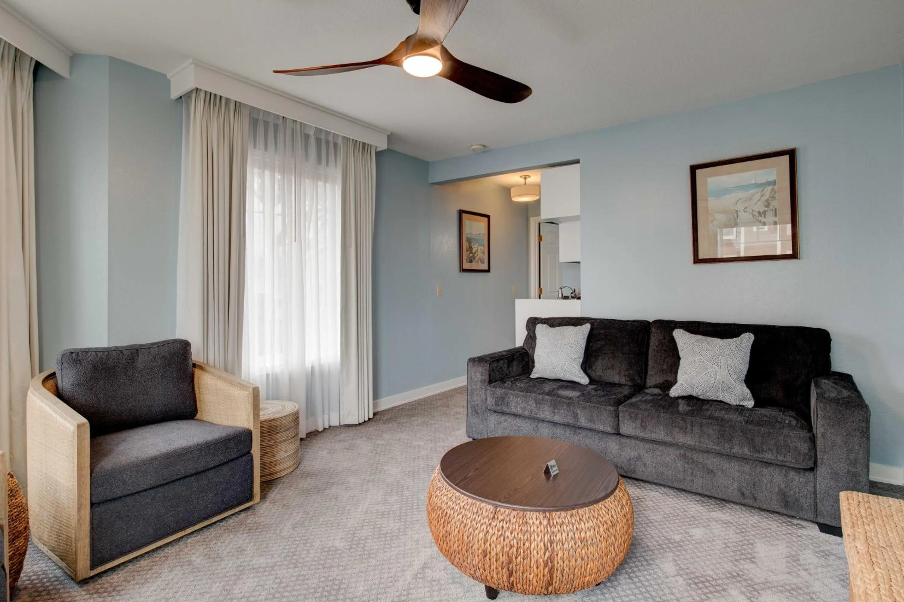 Living room in Inn of the Four Winds Seaside Oceanfront
