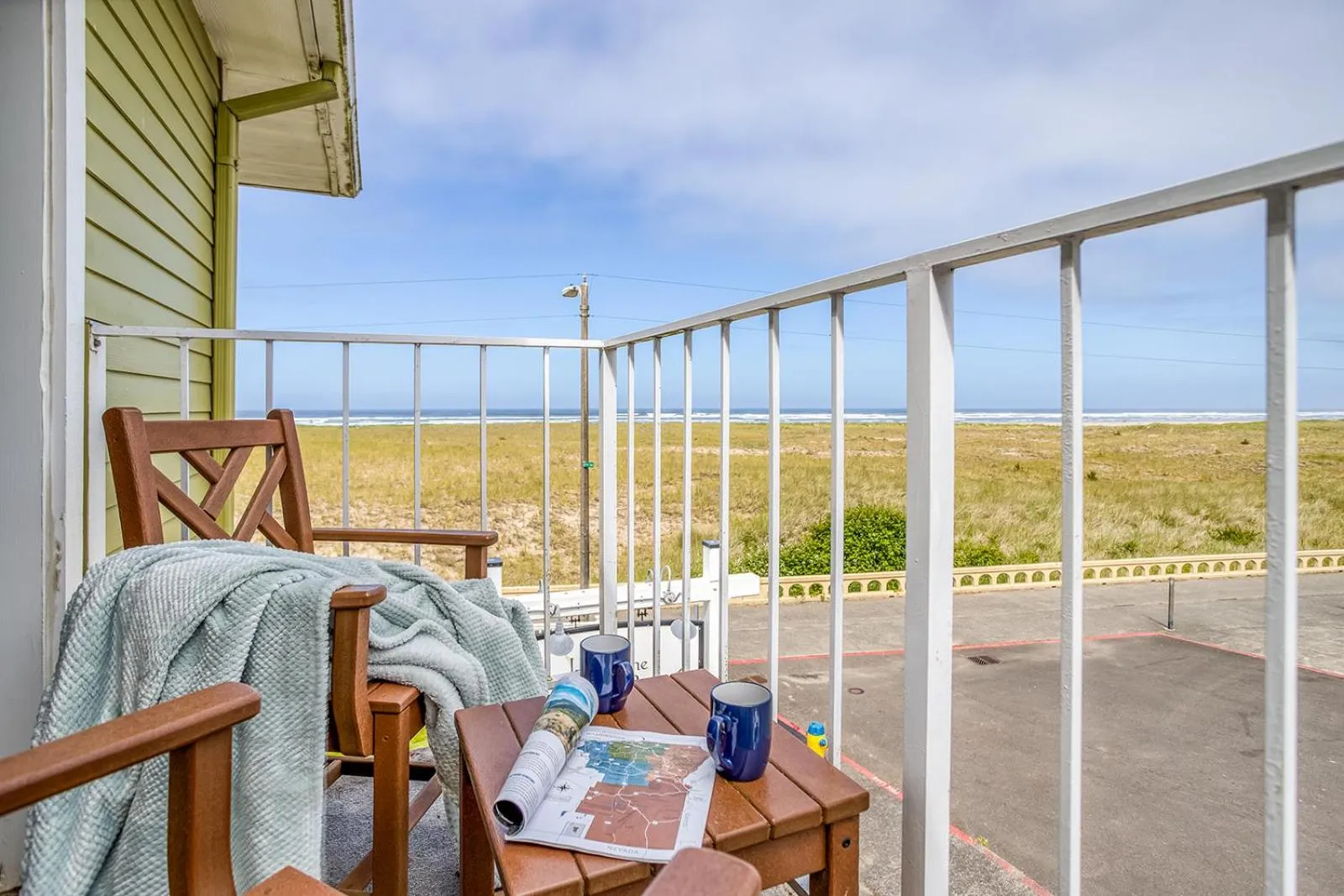 Balcony/Terrace in Inn of the Four Winds Seaside Oceanfront