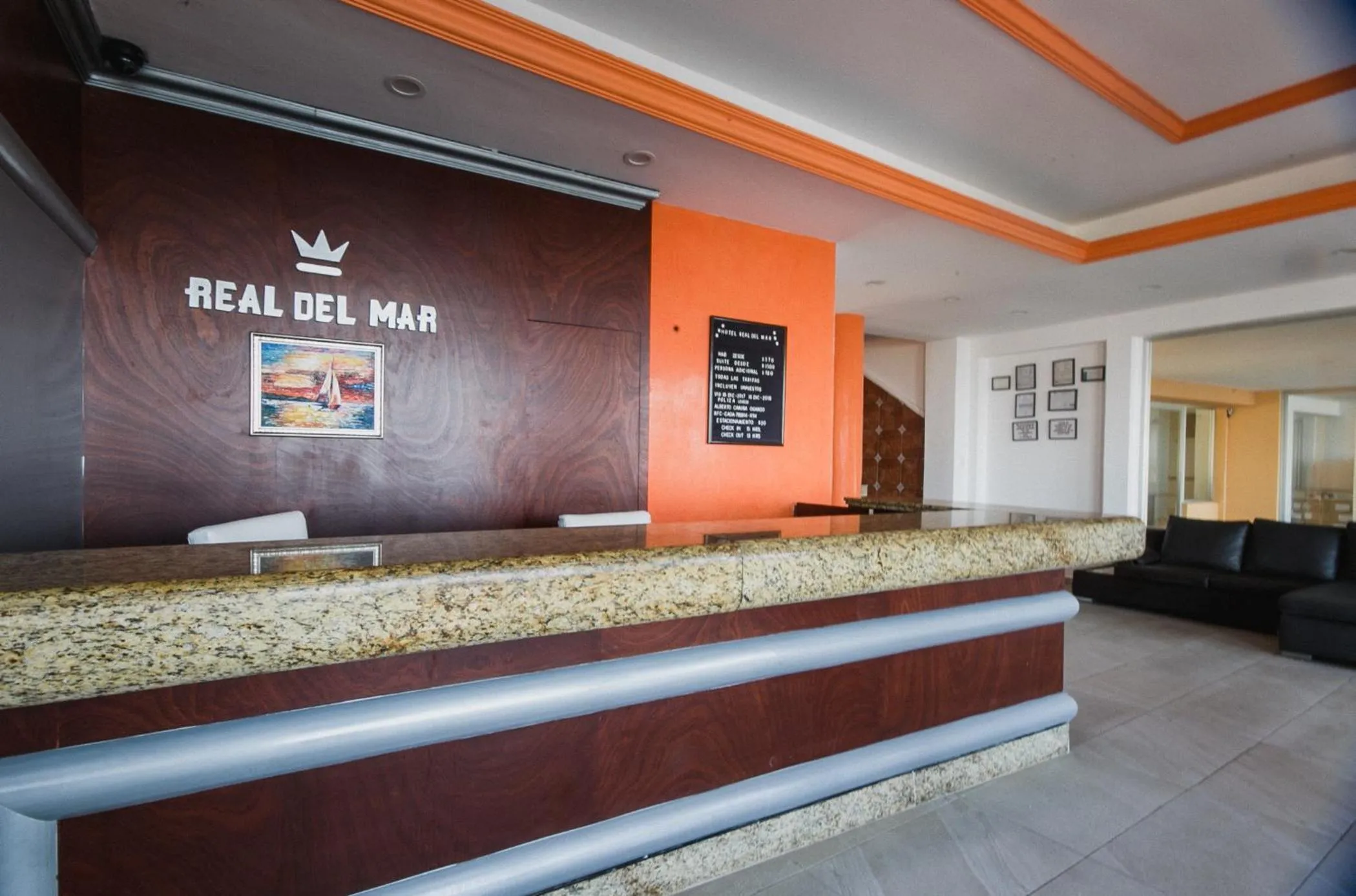 Lobby or reception in Hotel Real del Mar