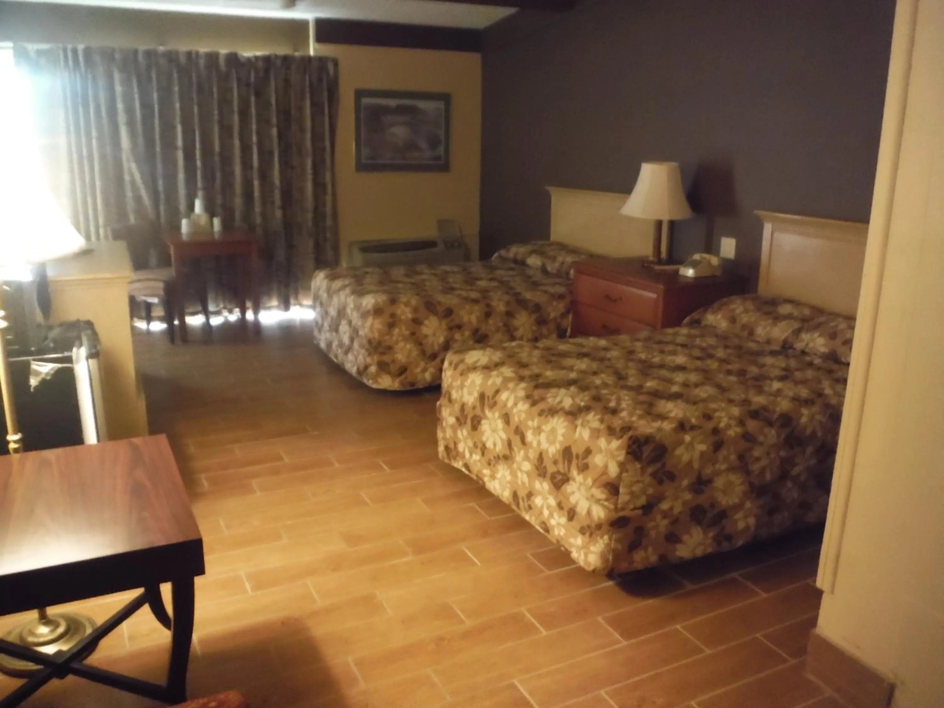 Decorative detail, Bed in Budgetel Inn & Suites Hotel