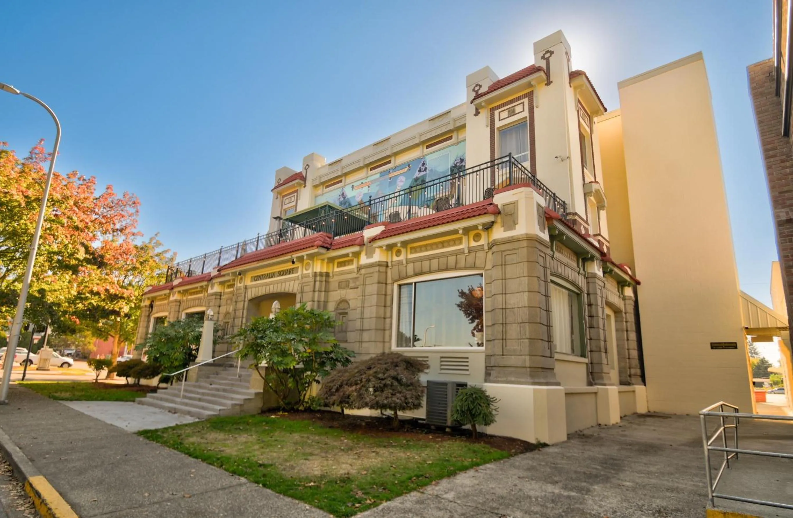 Property building in Centralia Square Grand Ballroom and Vintage Hotel