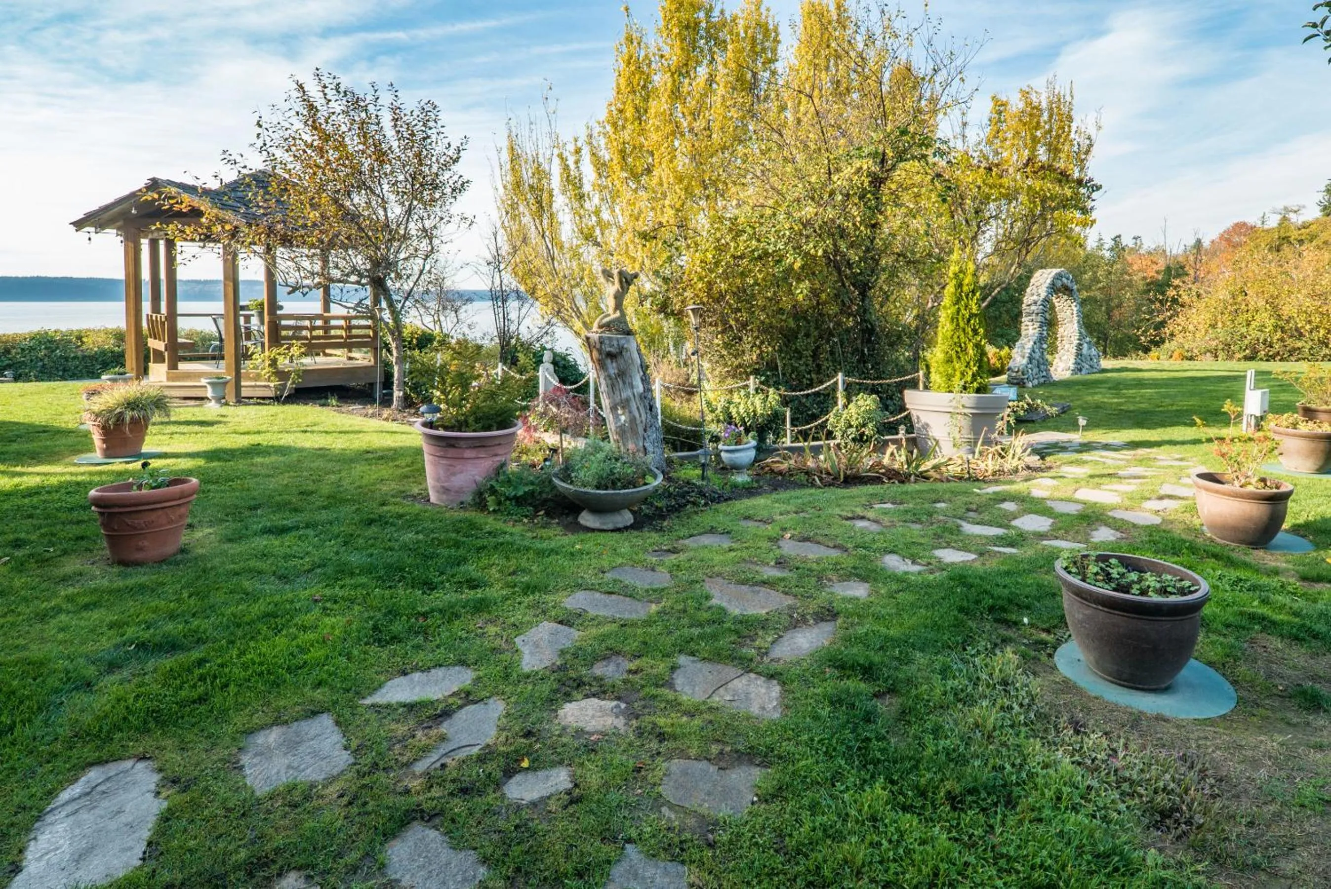 Garden in Camano Island Inn
