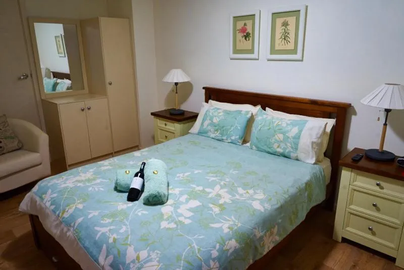 Bed in Underground Bed & Breakfast