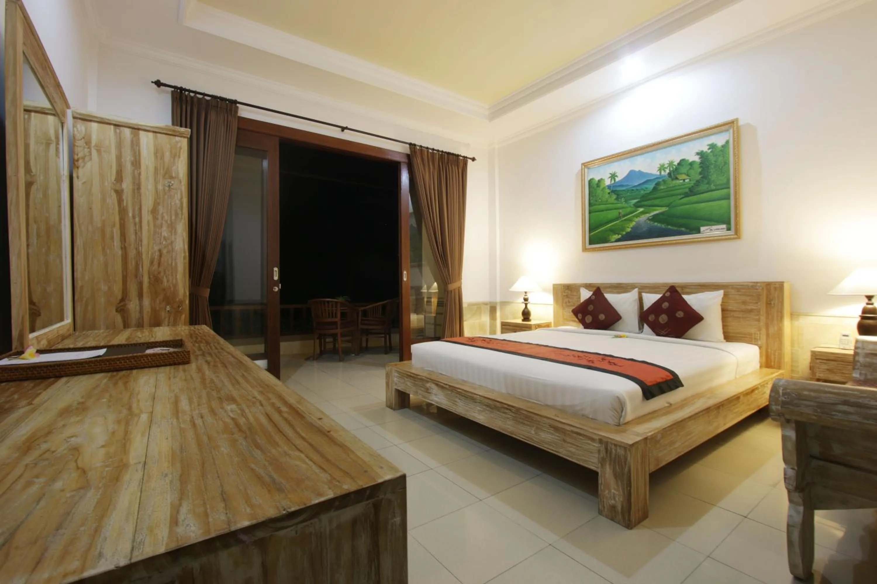 Night, Bed in Alam Terrace Cottages