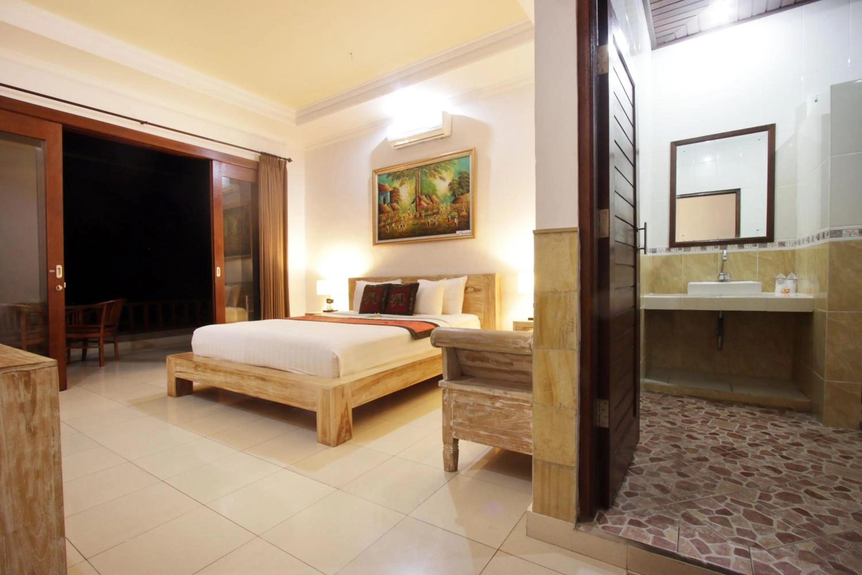 Night, Bed in Alam Terrace Cottages