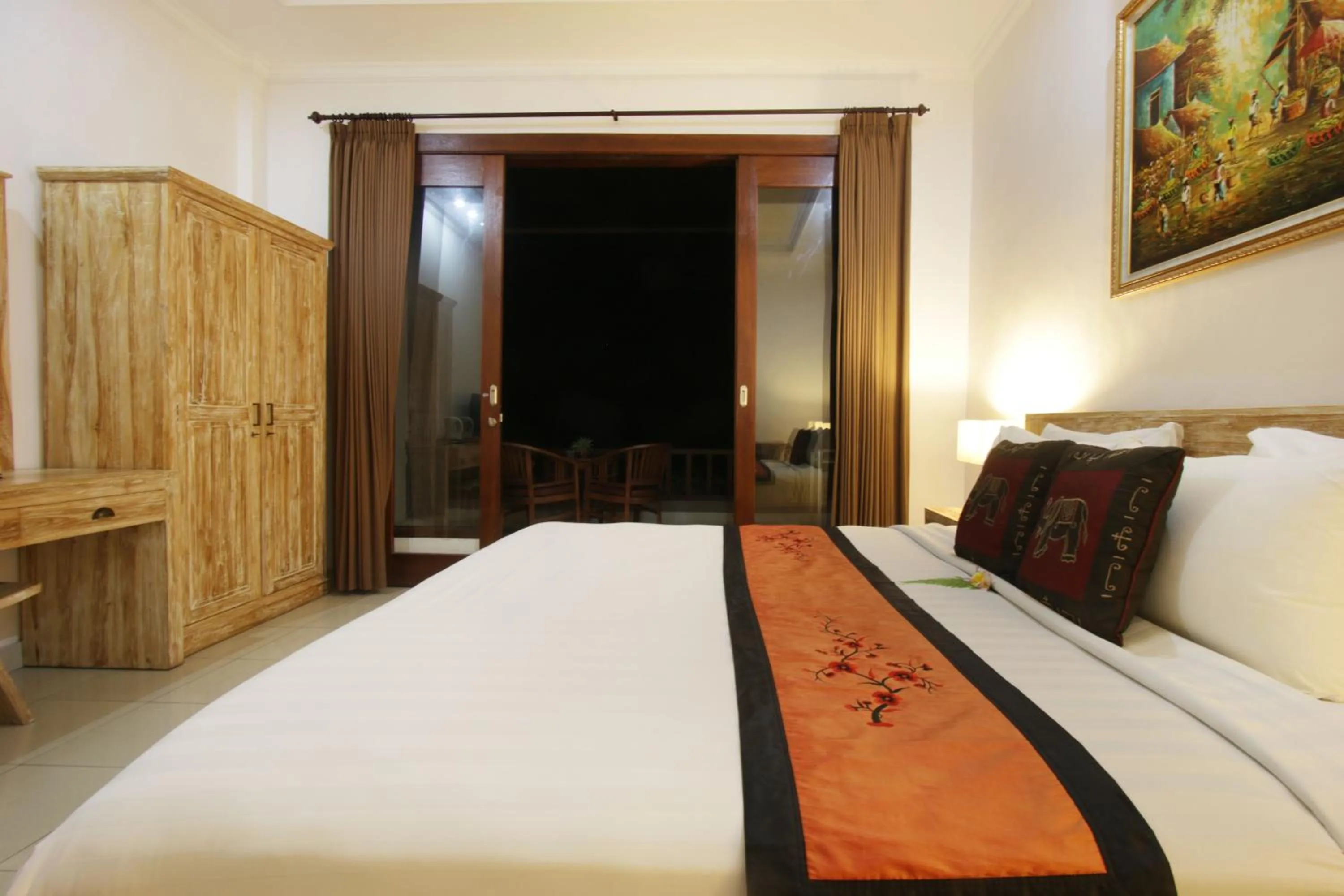 Night, Bed in Alam Terrace Cottages