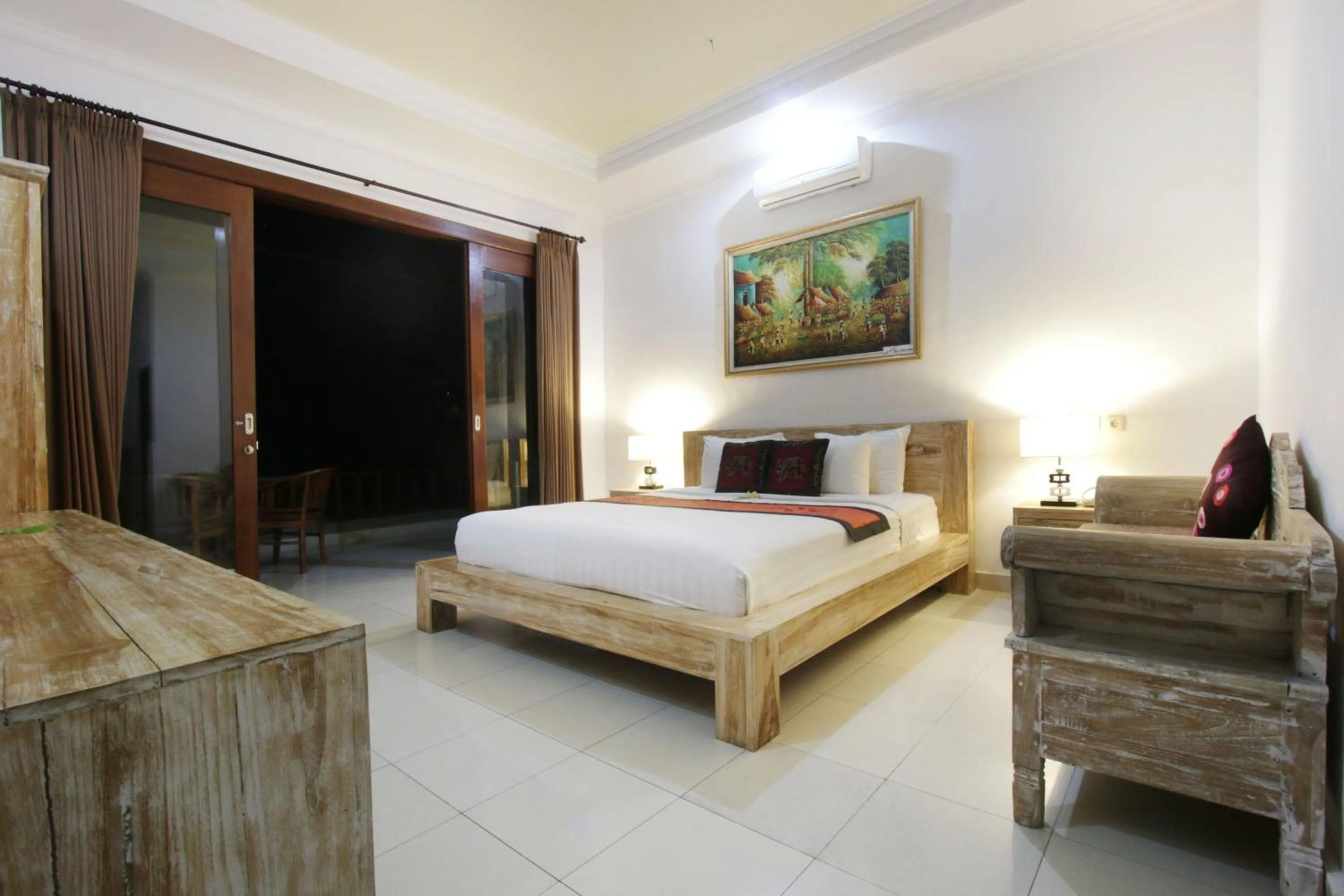 Night, Bed in Alam Terrace Cottages