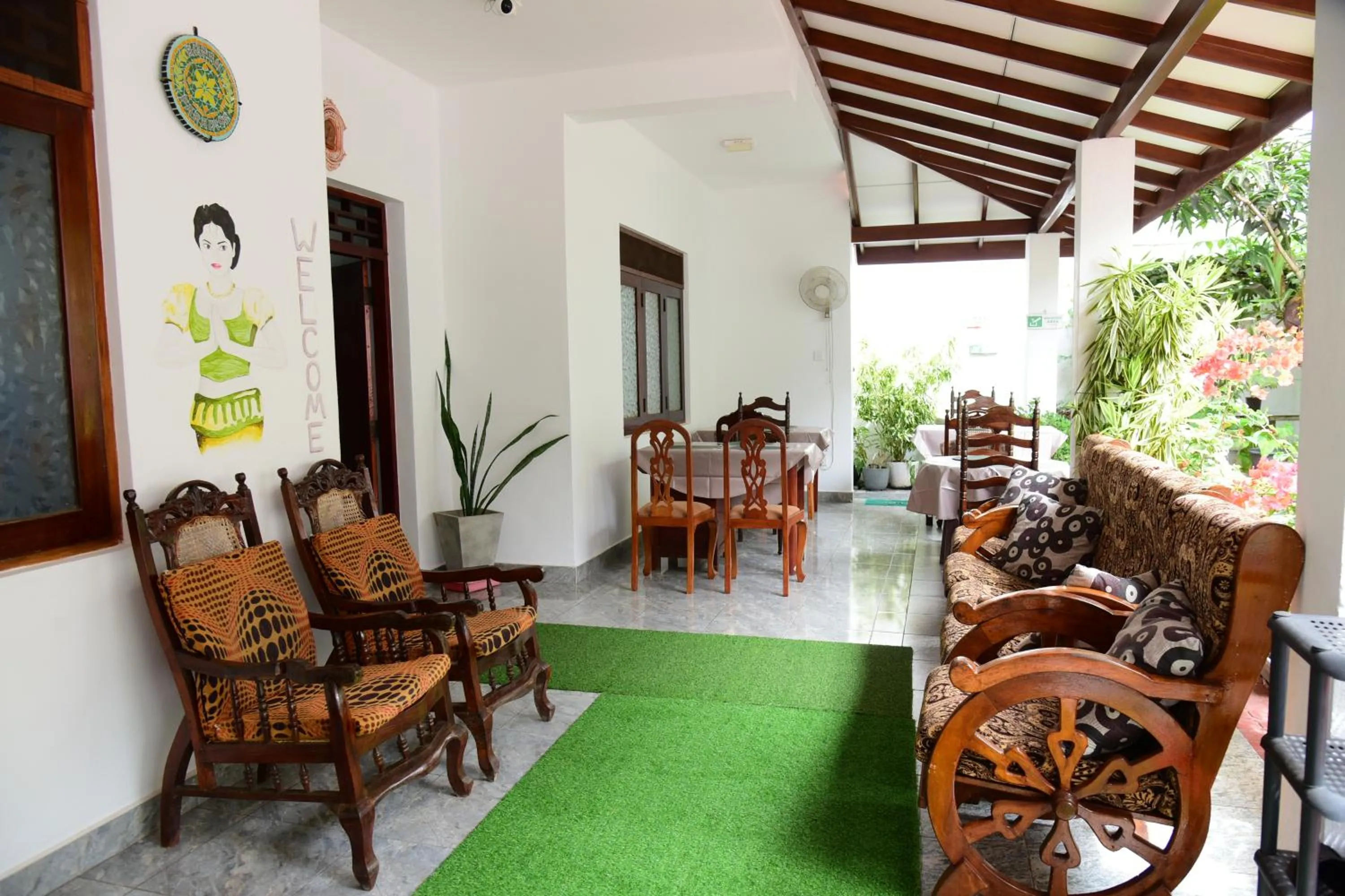 Patio in Guesthouse Kind and Love