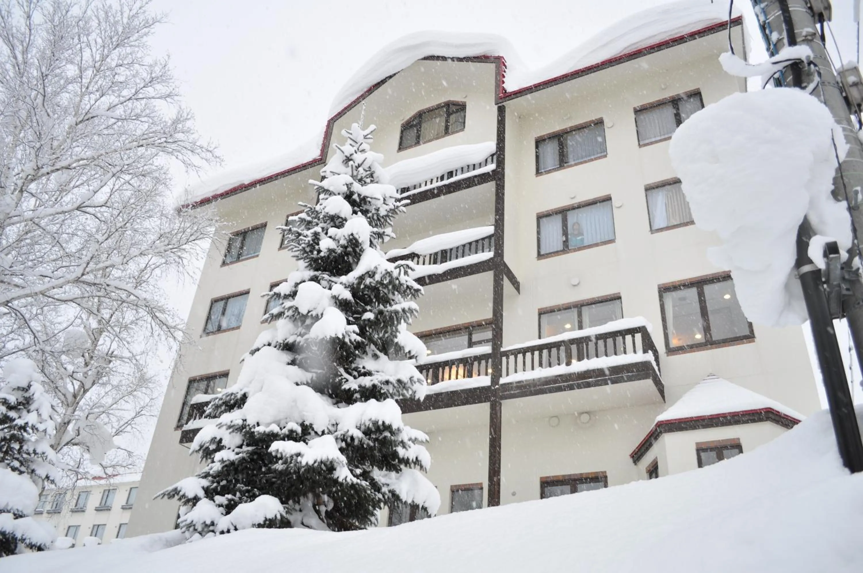 Facade/entrance in Niseko Park Hotel