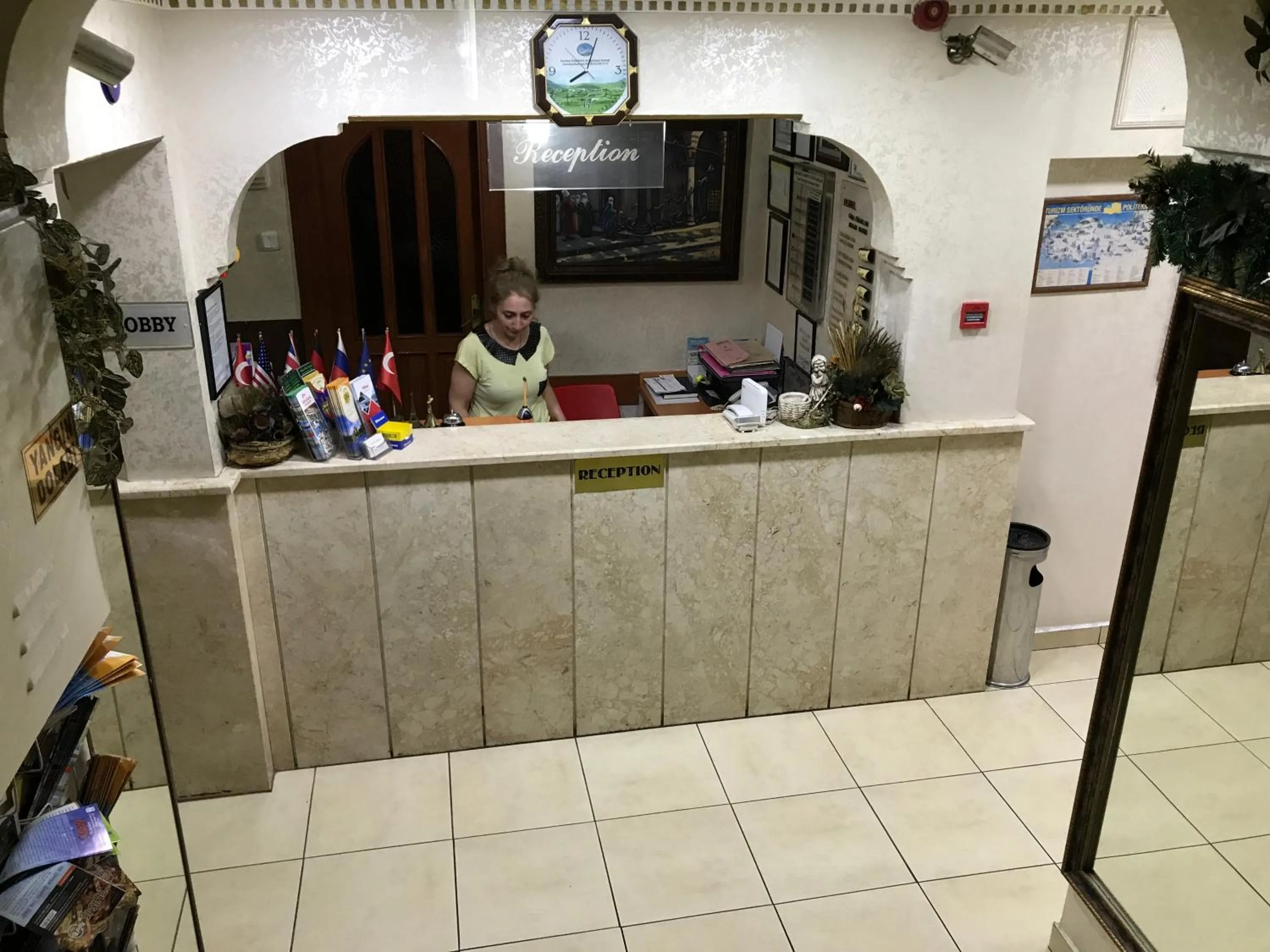 Lobby or reception in Hotel Ekol