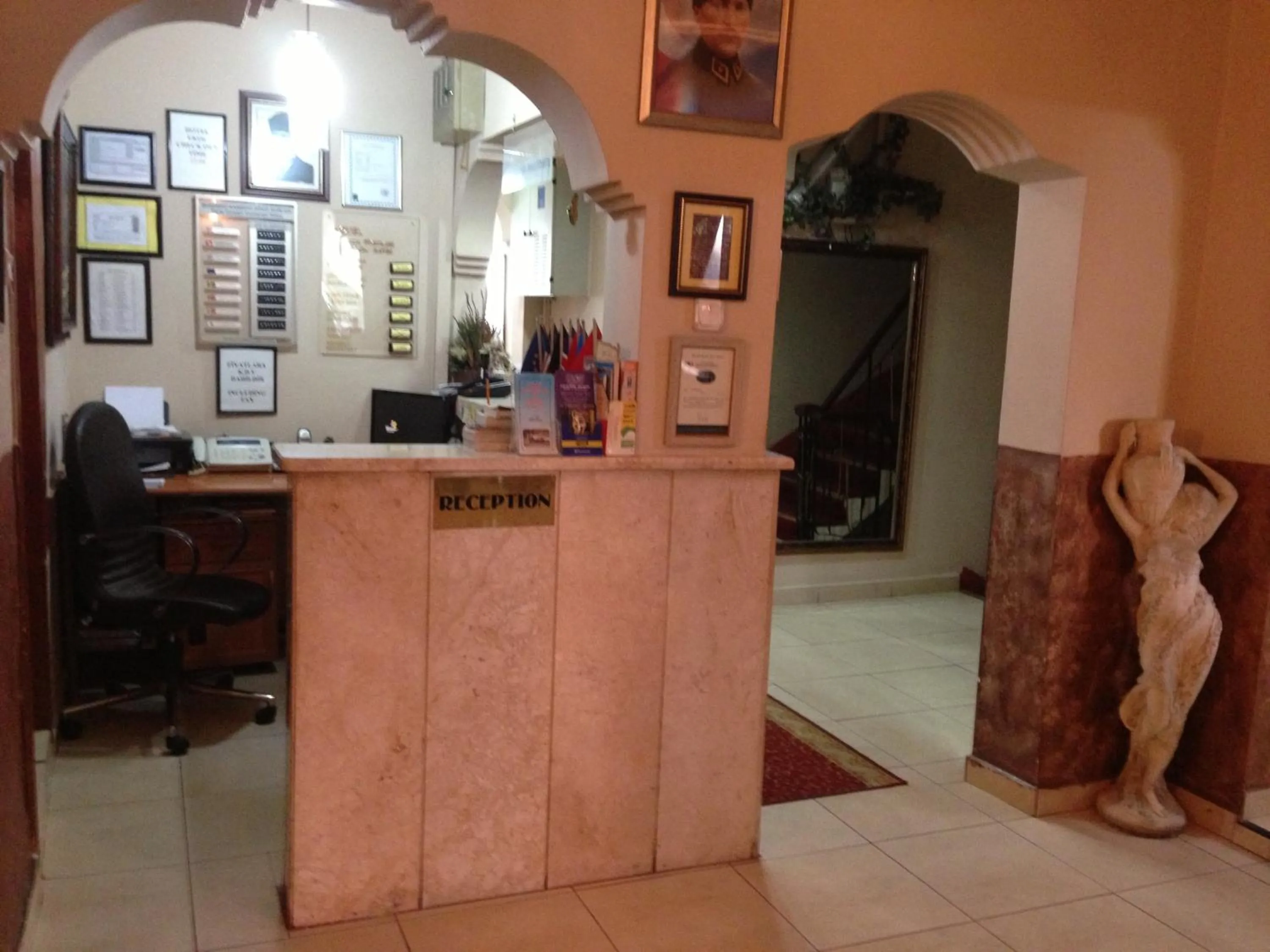 Lobby or reception in Hotel Ekol