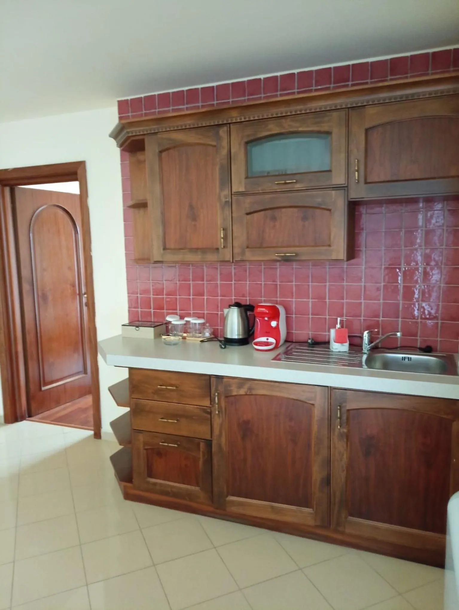 Kitchen or kitchenette in El Locanda Boutique Hotel