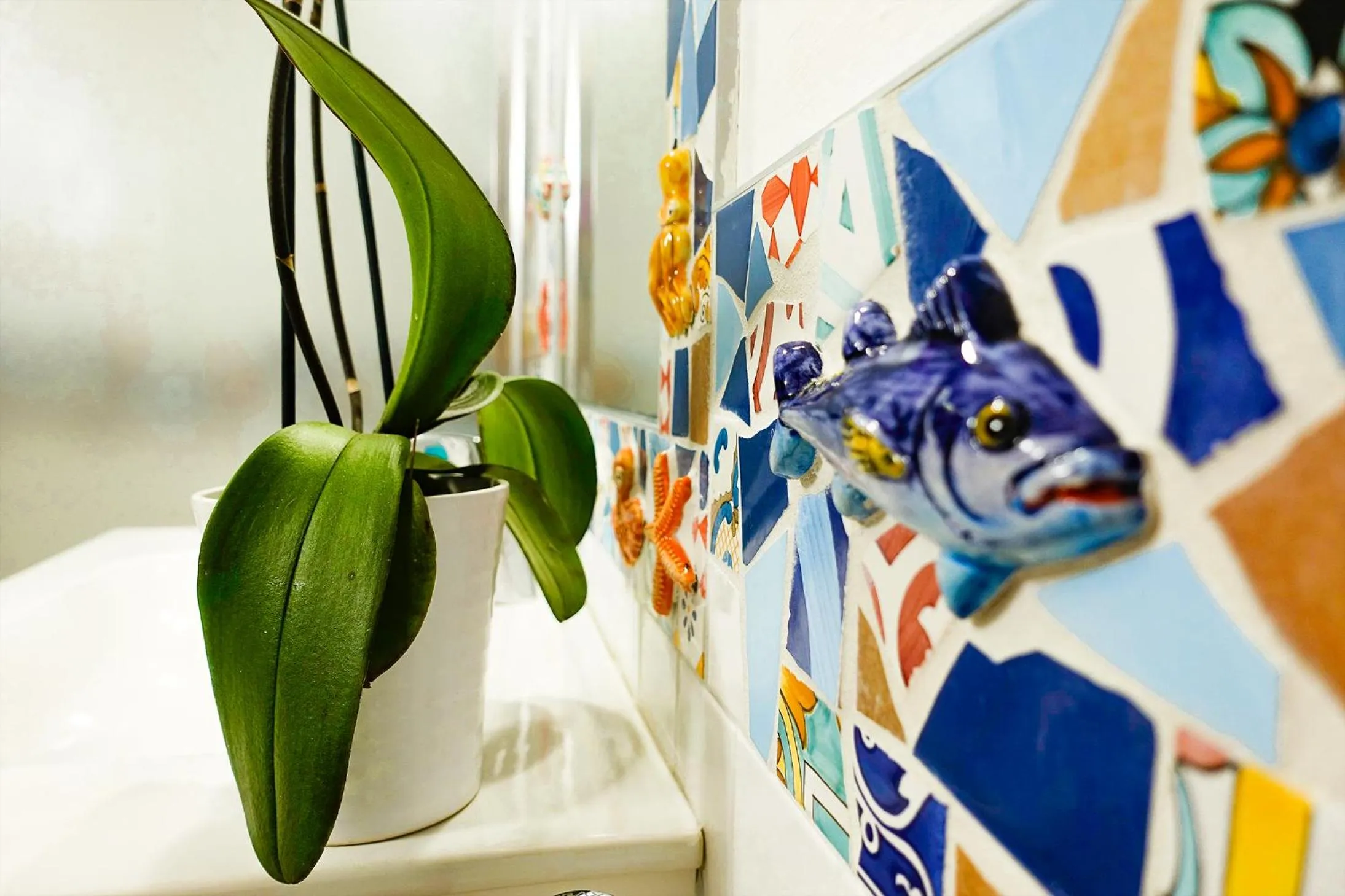 Decorative detail in Villa Dell' Artista - Villa Anna