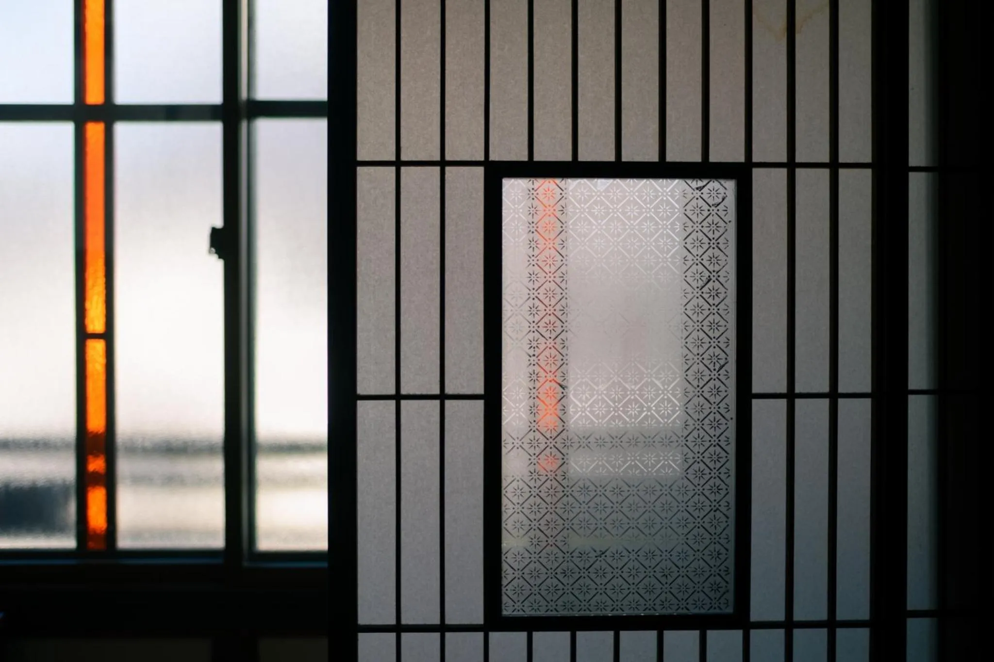 Decorative detail in Nunoya Ryokan