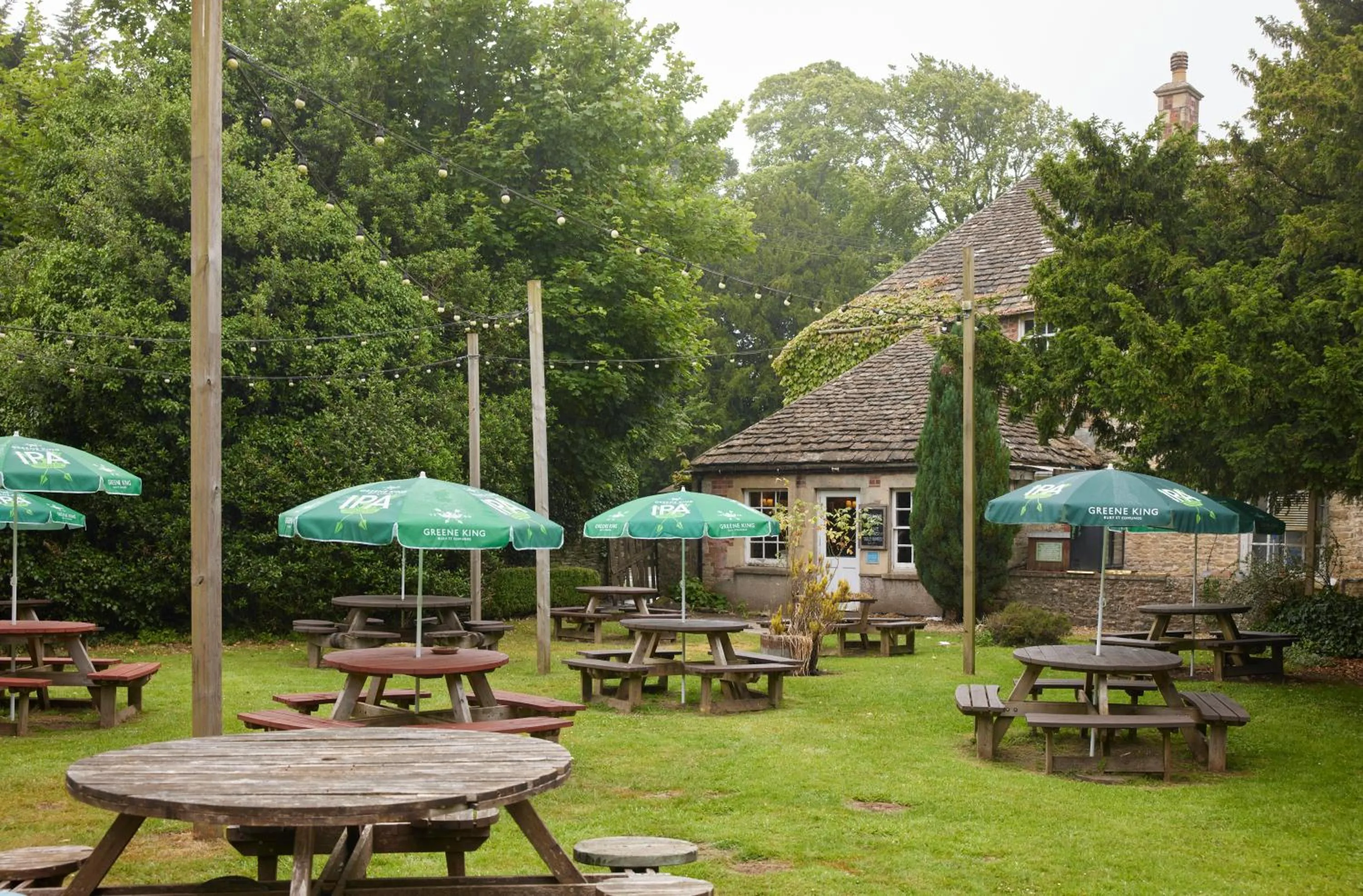 Garden in Hunters Hall Inn by Greene King Inns