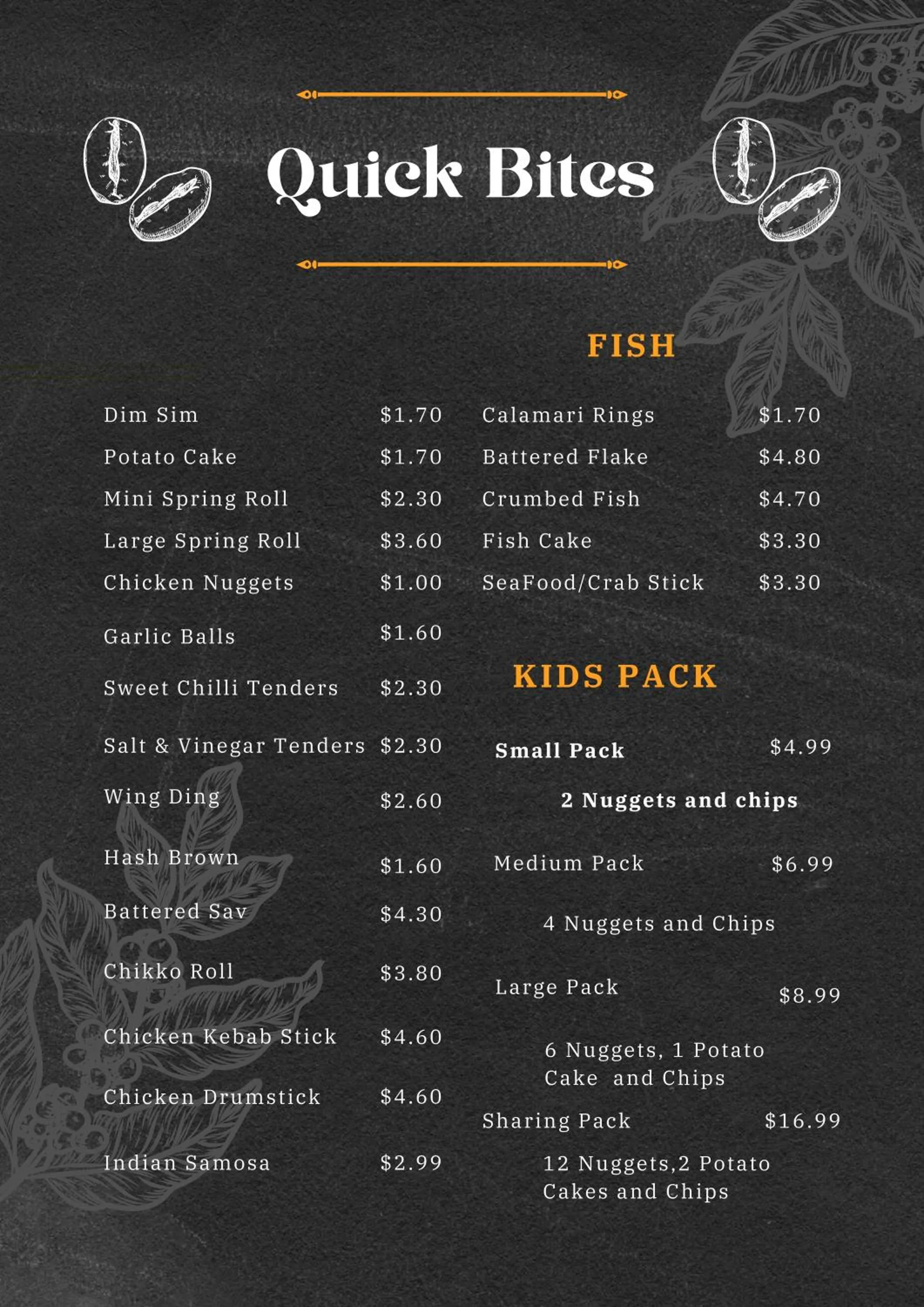 Restaurant/places to eat in Century Motor Inn, Finley