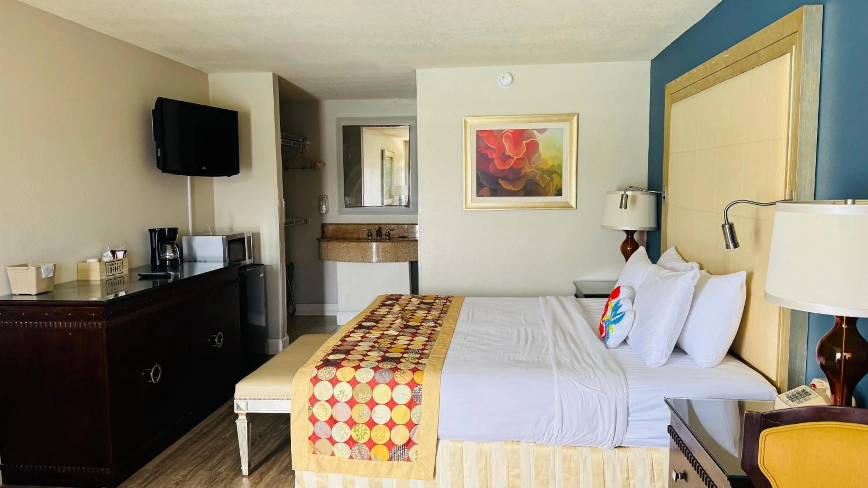 Bed in Hotel Monte Carlo